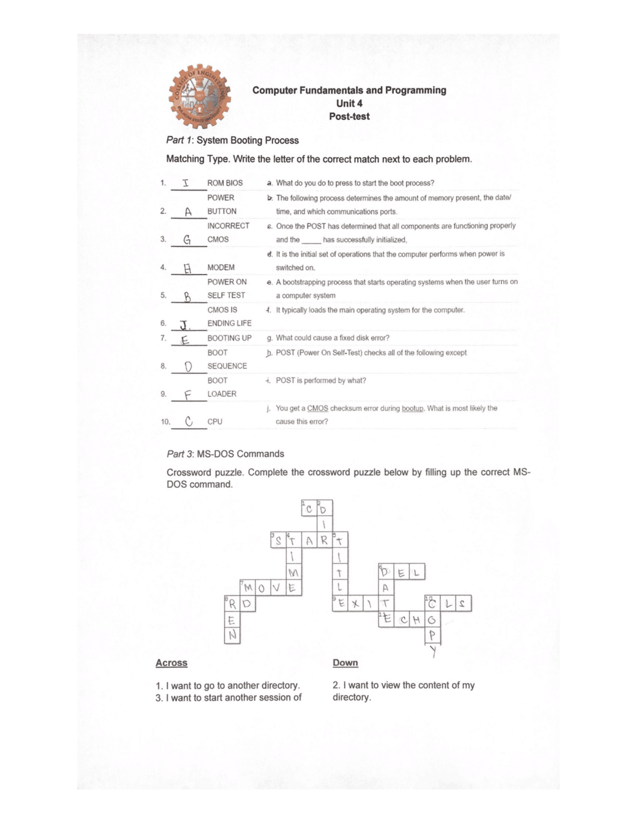 Computer Fundamental and Programming - Docsity