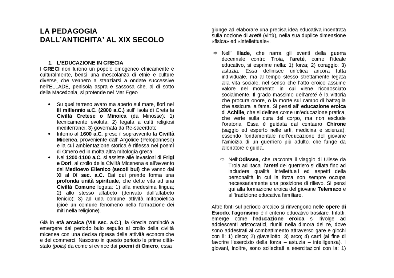 Origini pedagogia penitenziaria Dispense di Pedagogia Docsity