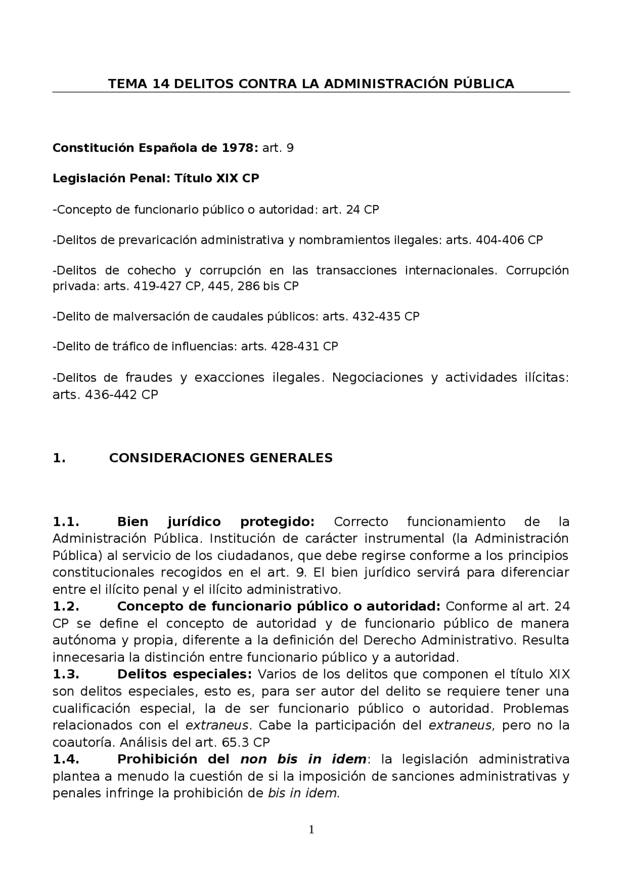 Delitos contra la administración Pública | Apuntes de Derecho Penal ...