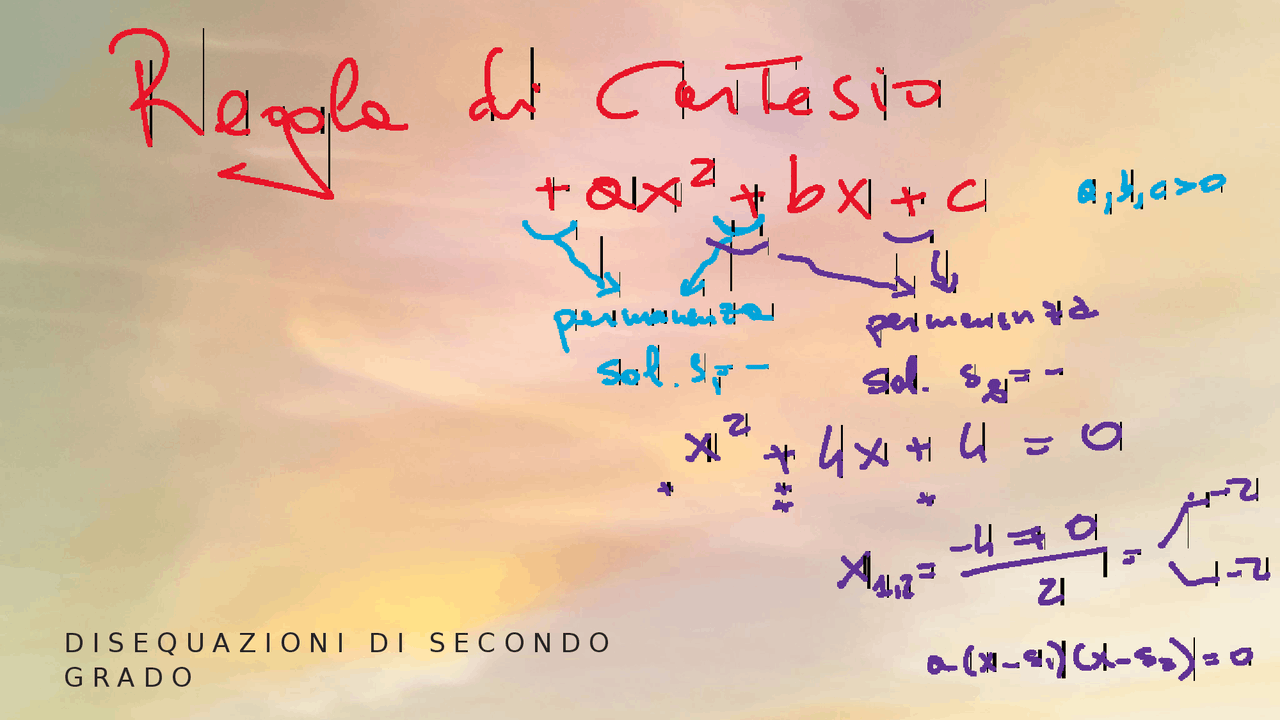 Disequazione di 2° grado - Docsity