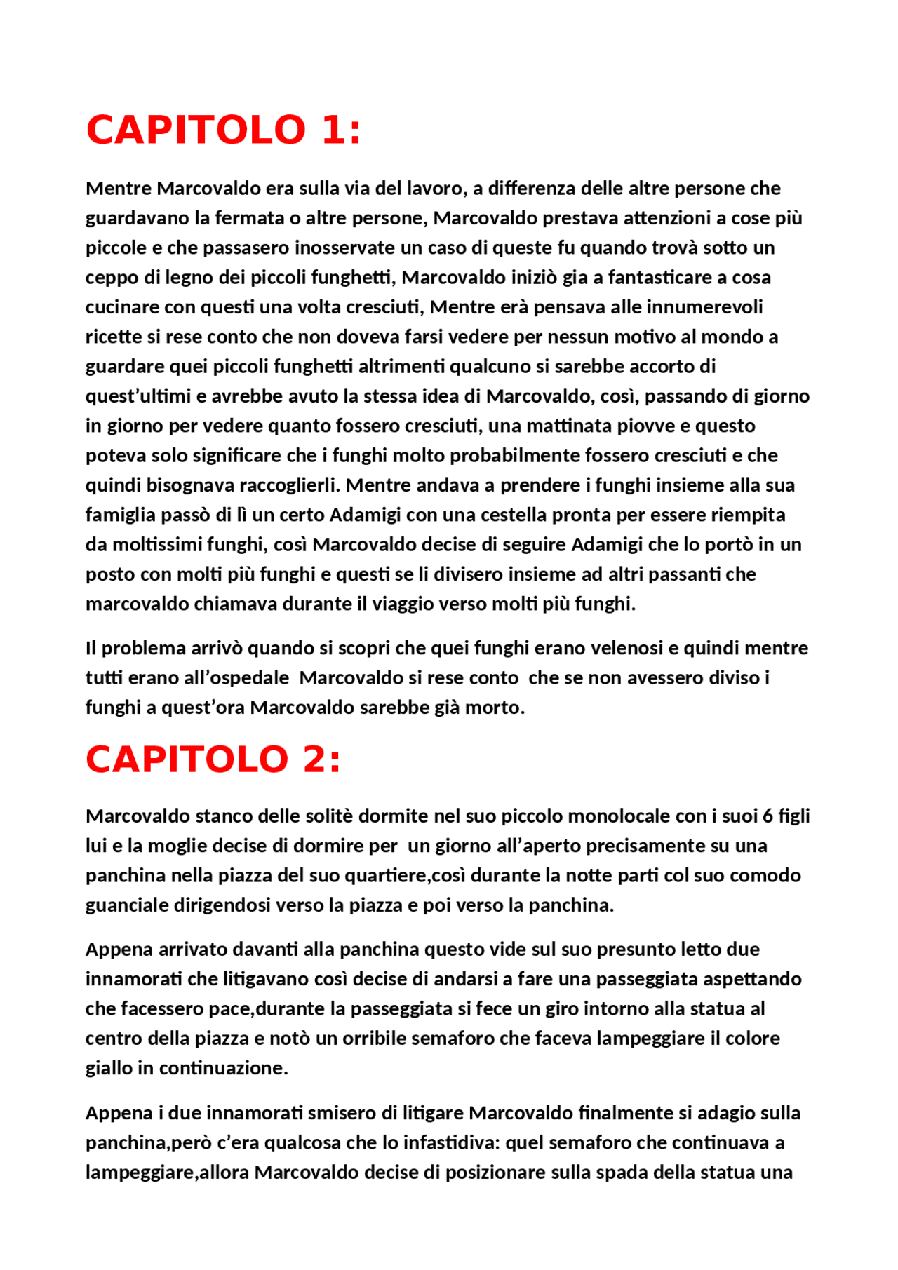 Marcovaldo riassunto scritto capitolo per capitolo Esercizi di Italiano Docsity Marcovaldo riassunto scritto capitolo per capitolo Esercizi di Italiano Docsity