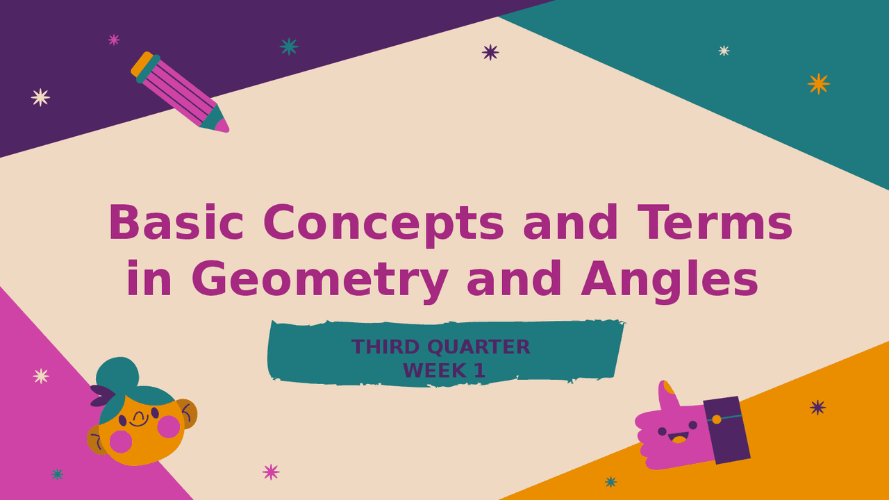 Quarter 3- Week 1 - Undefined Terms and Angles | Lecture notes ...