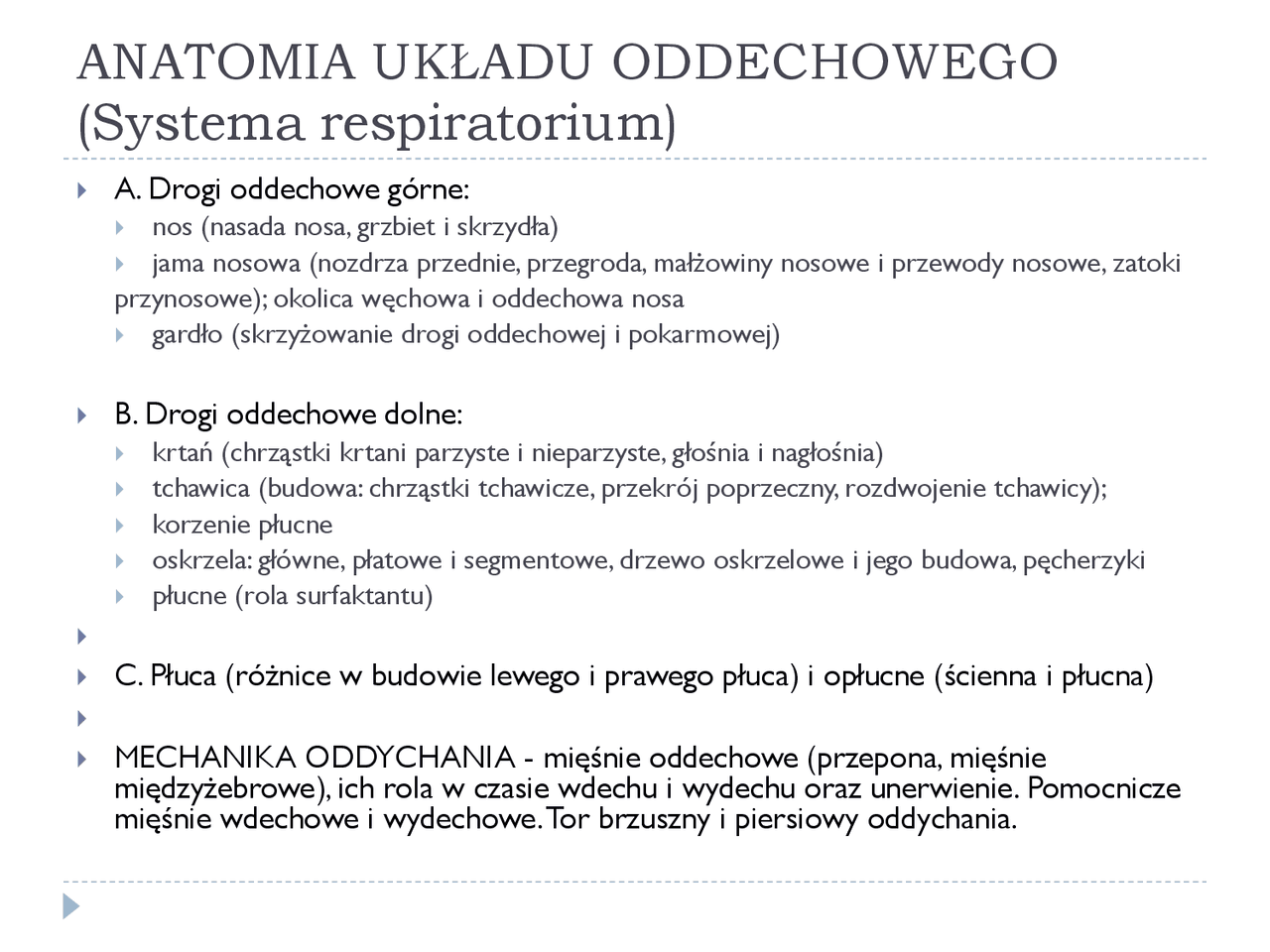 Sprawdzian Z Biologia Puls Zycia Układ Oddechowy