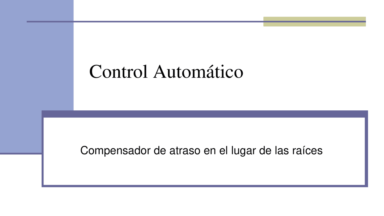 control sistemas clases teoricas | Lecture notes Control Systems | Docsity