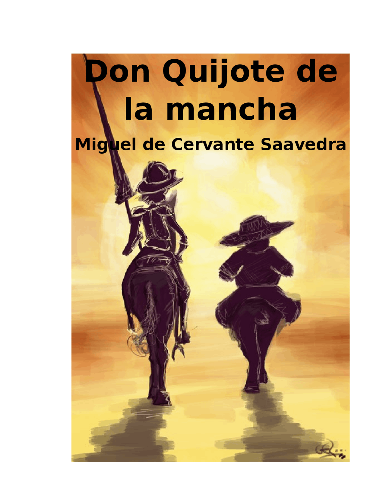 Don Quijote De La Mancha Resumen Docsity