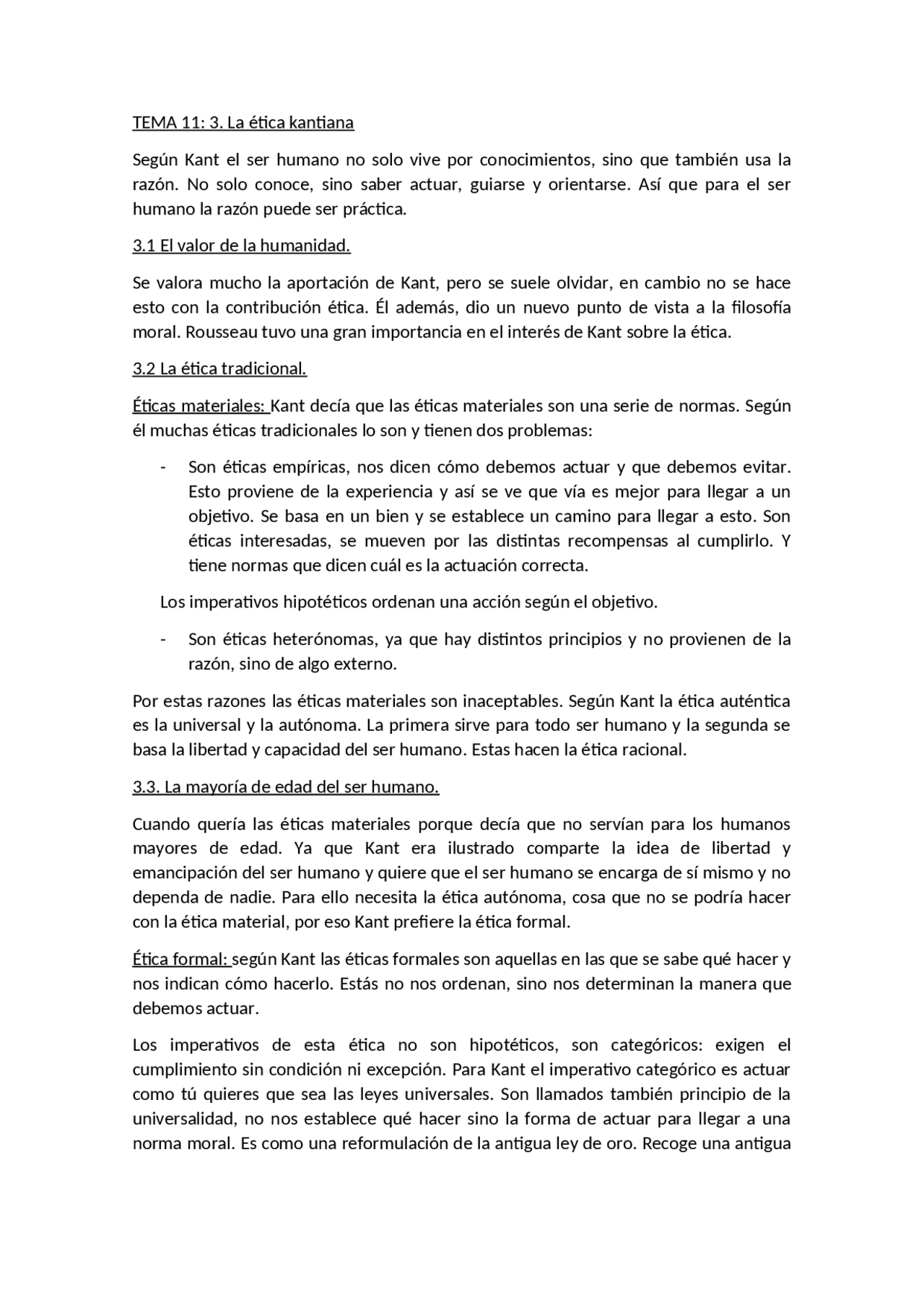 Resumen De Filosofia De Kant Marx Y Nietzsche Docsity