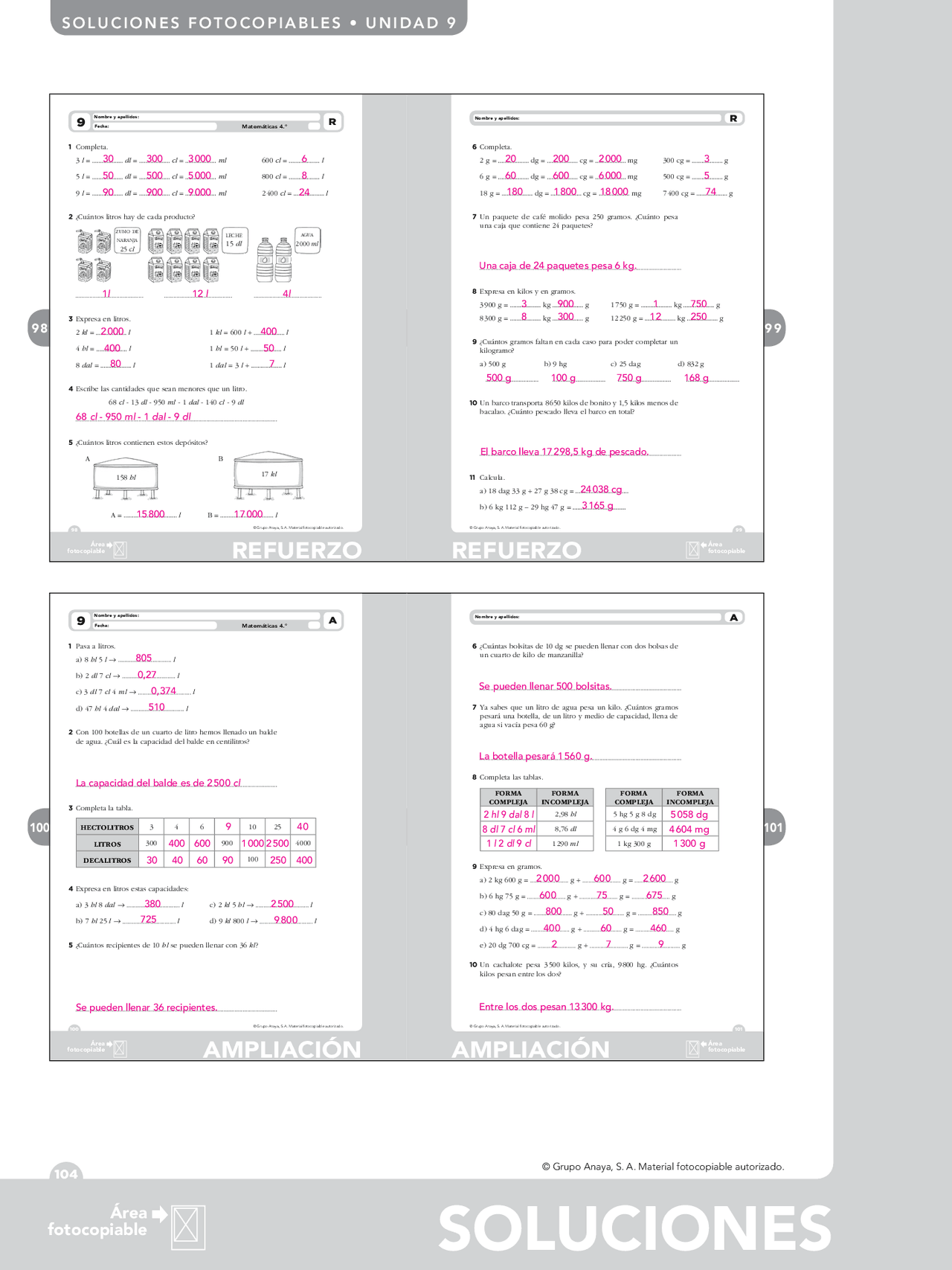 Tema 9 matemáticas 4 primaria - Docsity