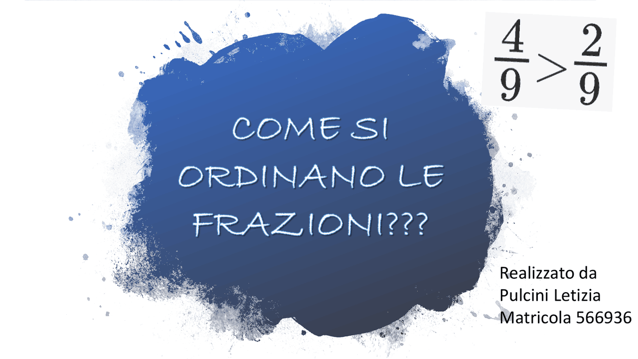 Come si mettono in ordine le frazioni | Guide, Progetti e Ricerche di