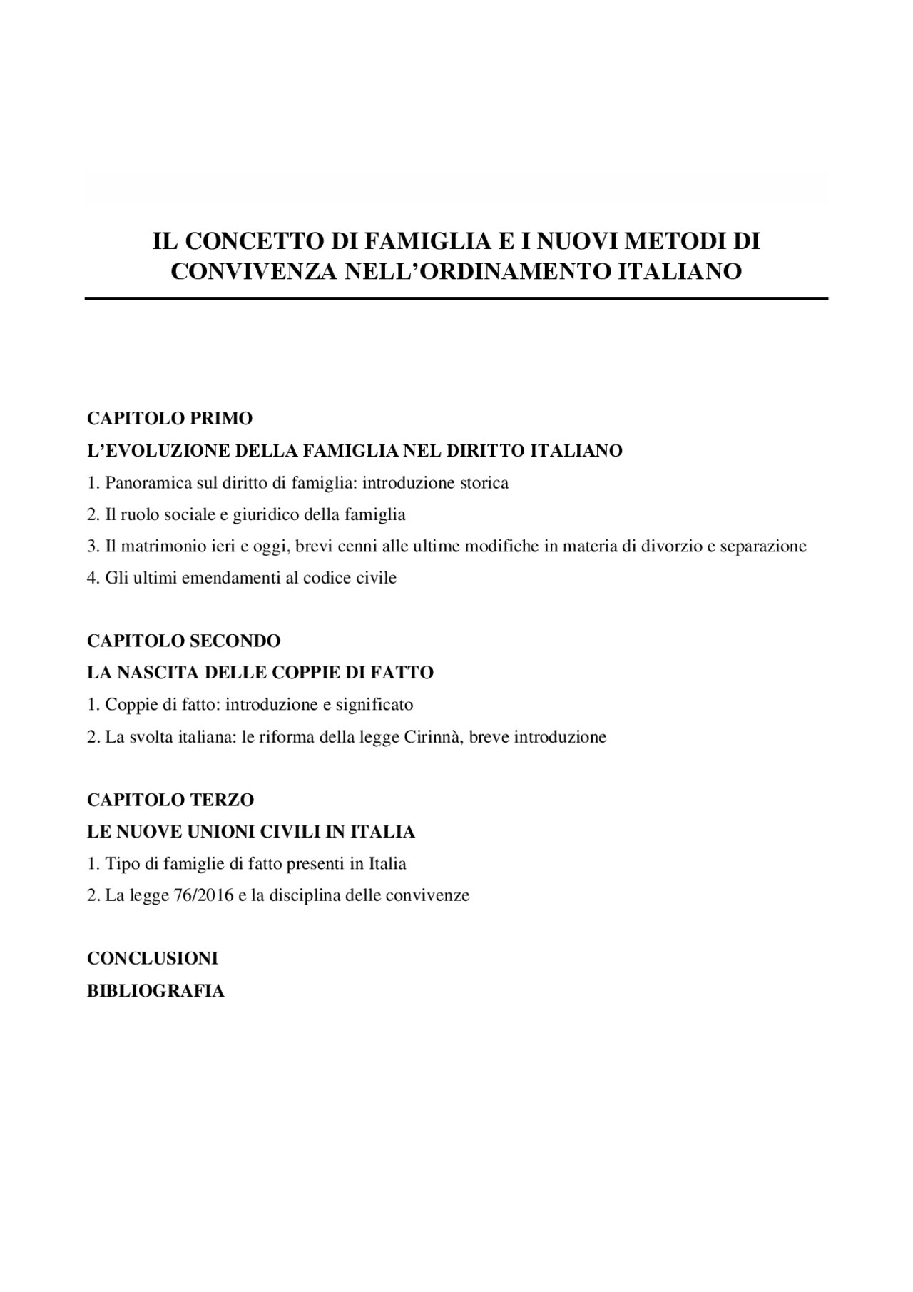 Il Concetto Di Famiglia E I Nuovi Metodi Di Convivenza Tesina Completa Tesine Universitarie 