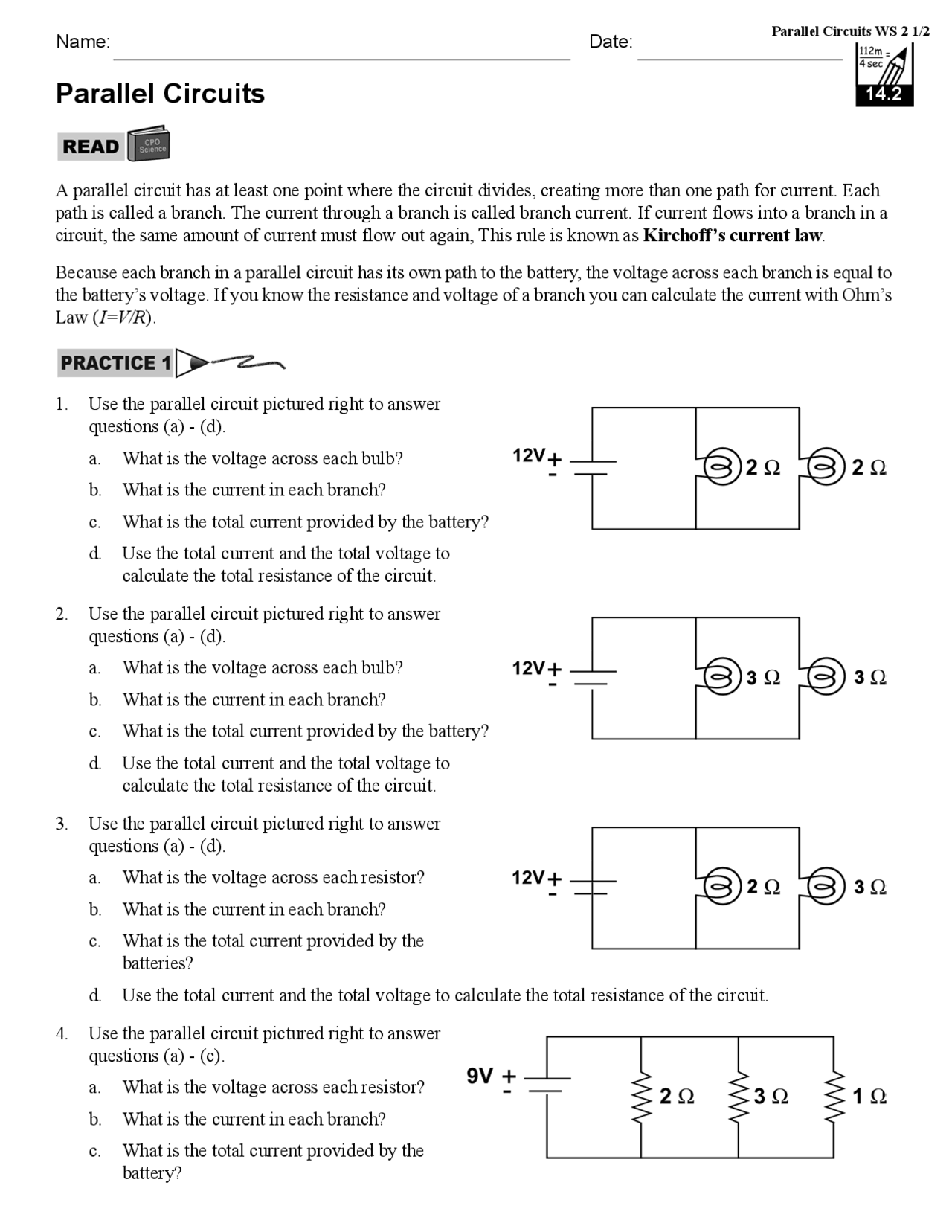 Solved Worksheet For Parallel Circuits Docsity solved-worksheet-for-parallel-circuits-docsity