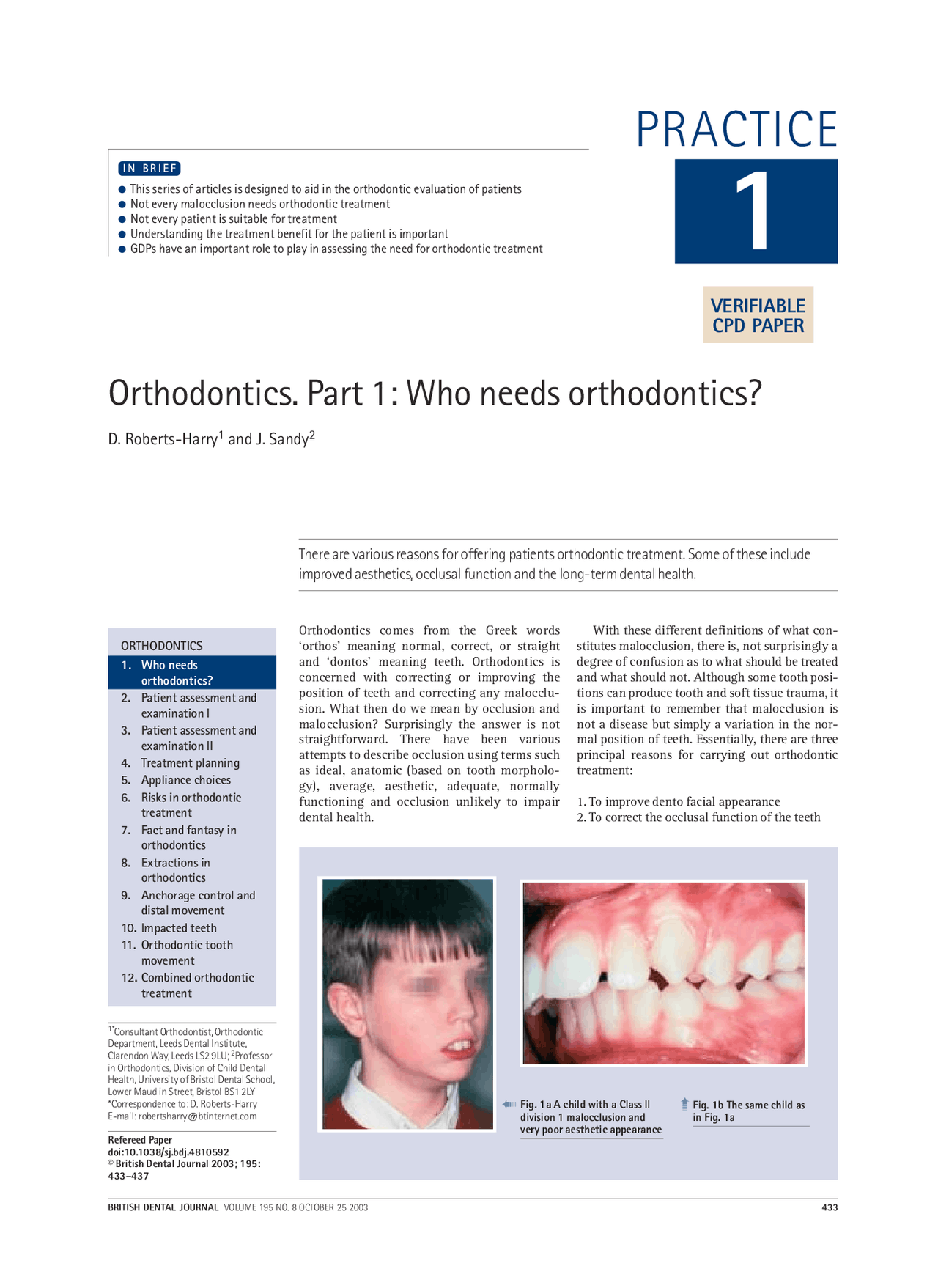 Clinical Guide To Orthodontics - Docsity
