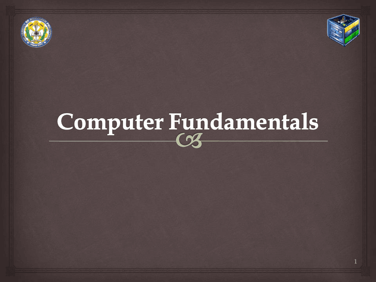 Computer fundamentals - Docsity