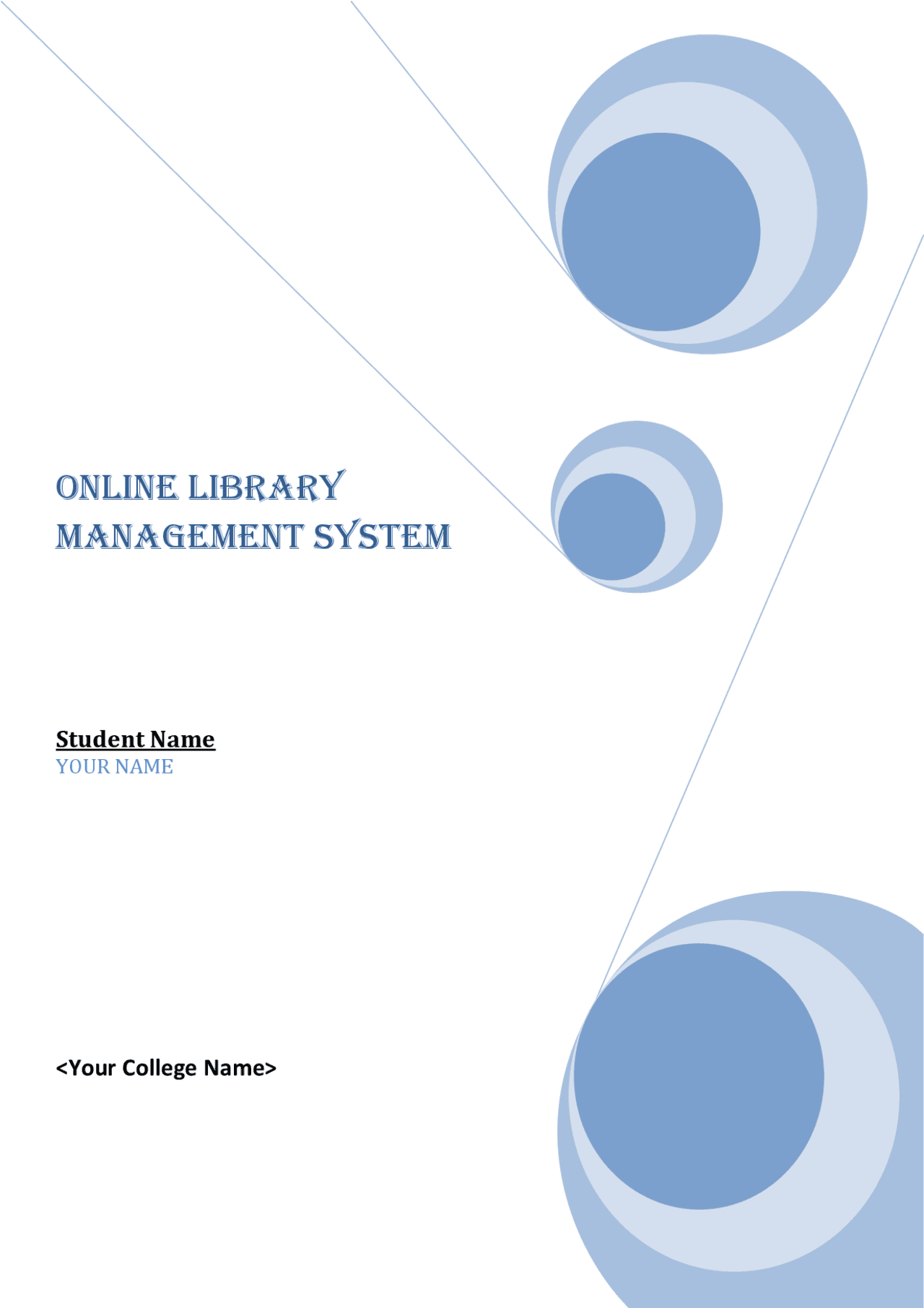 Online library Management system | Assignments Project Management | Docsity