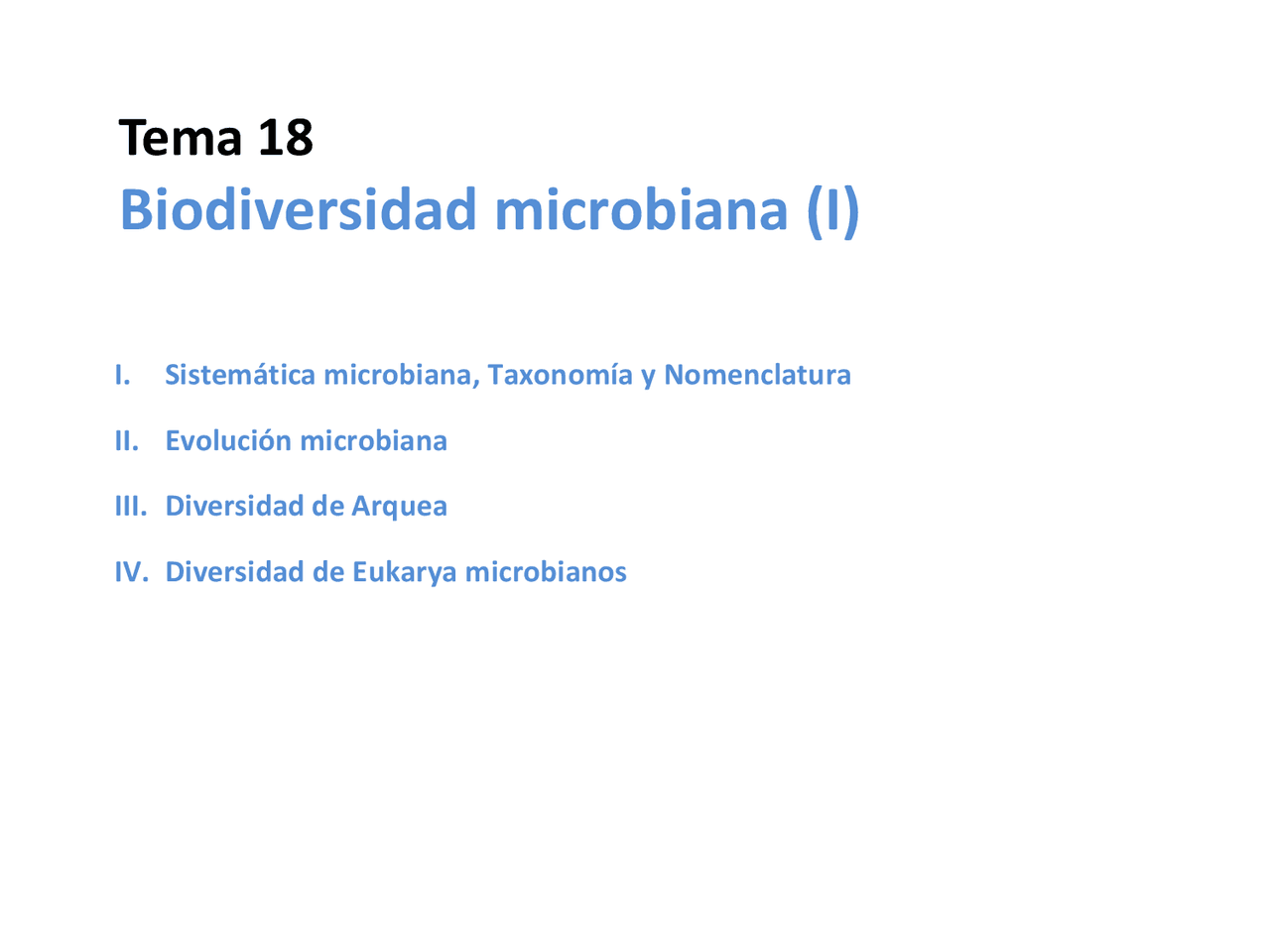 Microbiología taxonomía Docsity