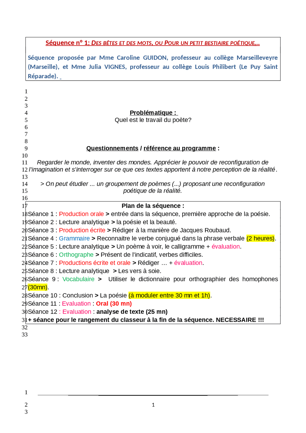 Le Lombric Analyse Bac Francais C'est un exercice de cinUIÈME DE FRANCAIS | Exercices Français | Docsity