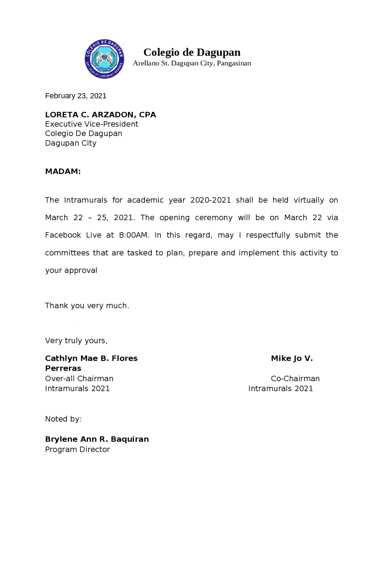 INTRAMURALS PROPOSAL SAMPLE Papers Physical Education And Motor INTRAMURALS PROPOSAL SAMPLE Papers Physical Education And Motor