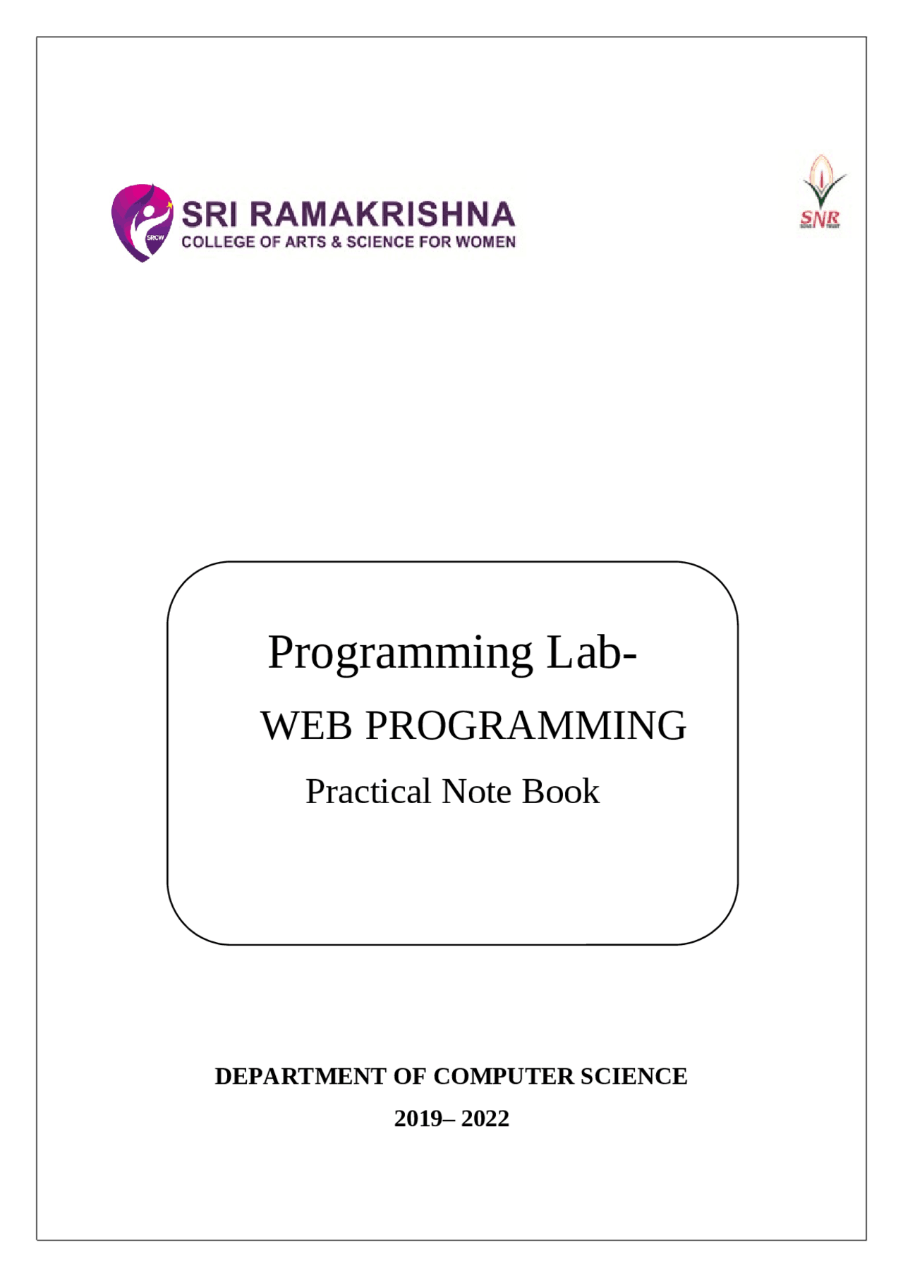 Web Programming lab programs | Lab Reports Web Programming and ...
