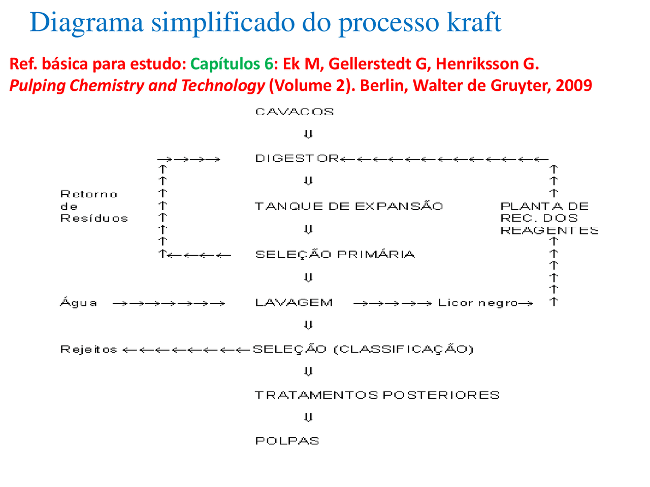 Aula Processo de produção kraft reatores Docsity