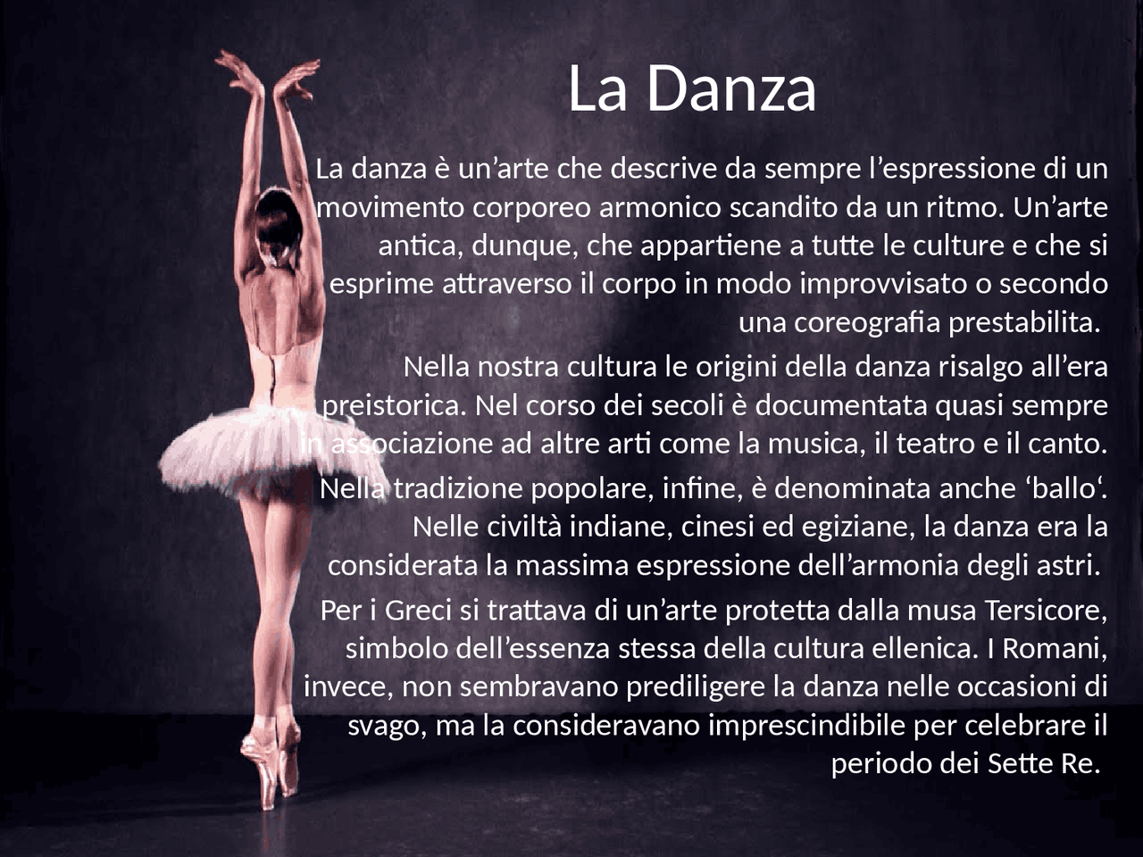 Tesina Sulla Danza Terza Media Collegamenti - Image to u