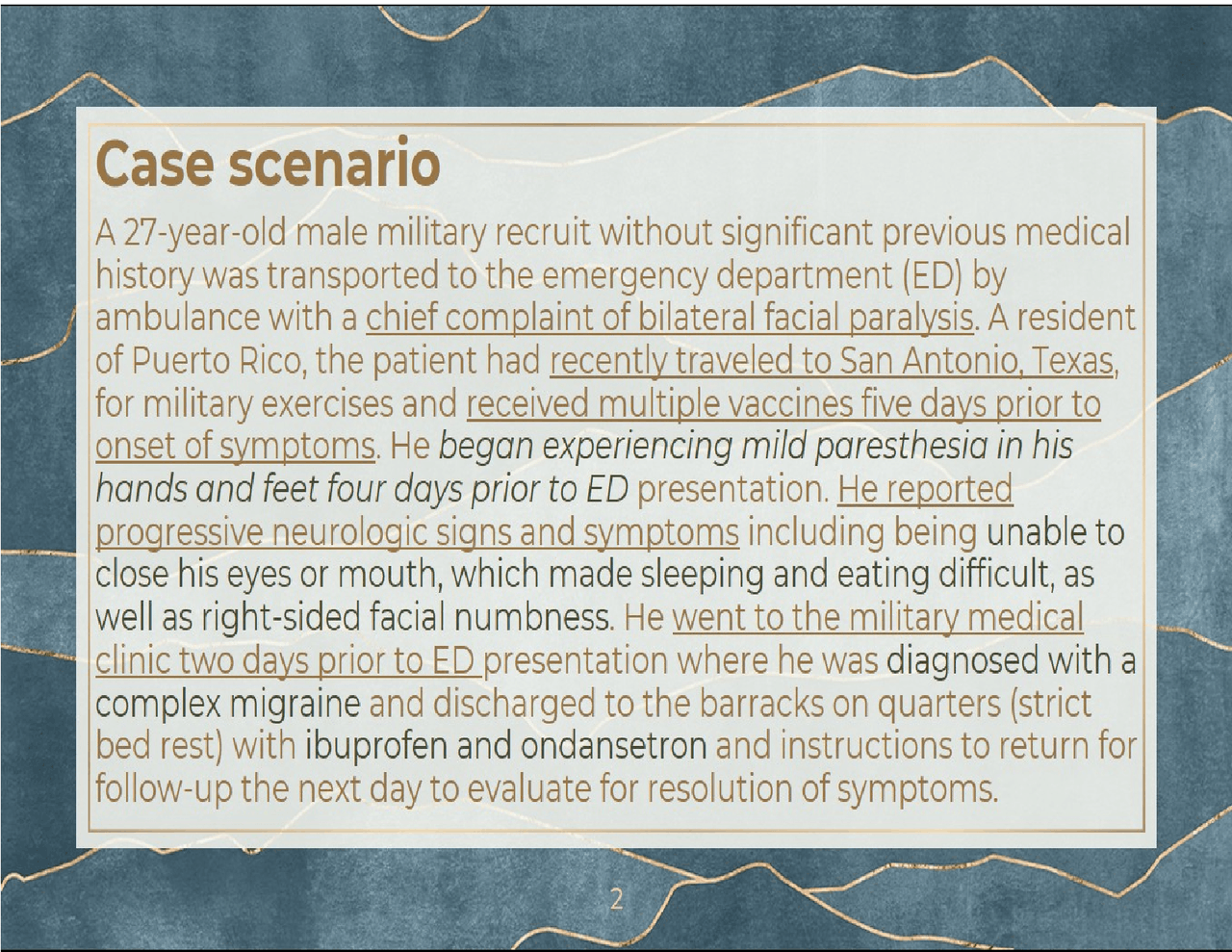 Care mapping (study the case) - Docsity
