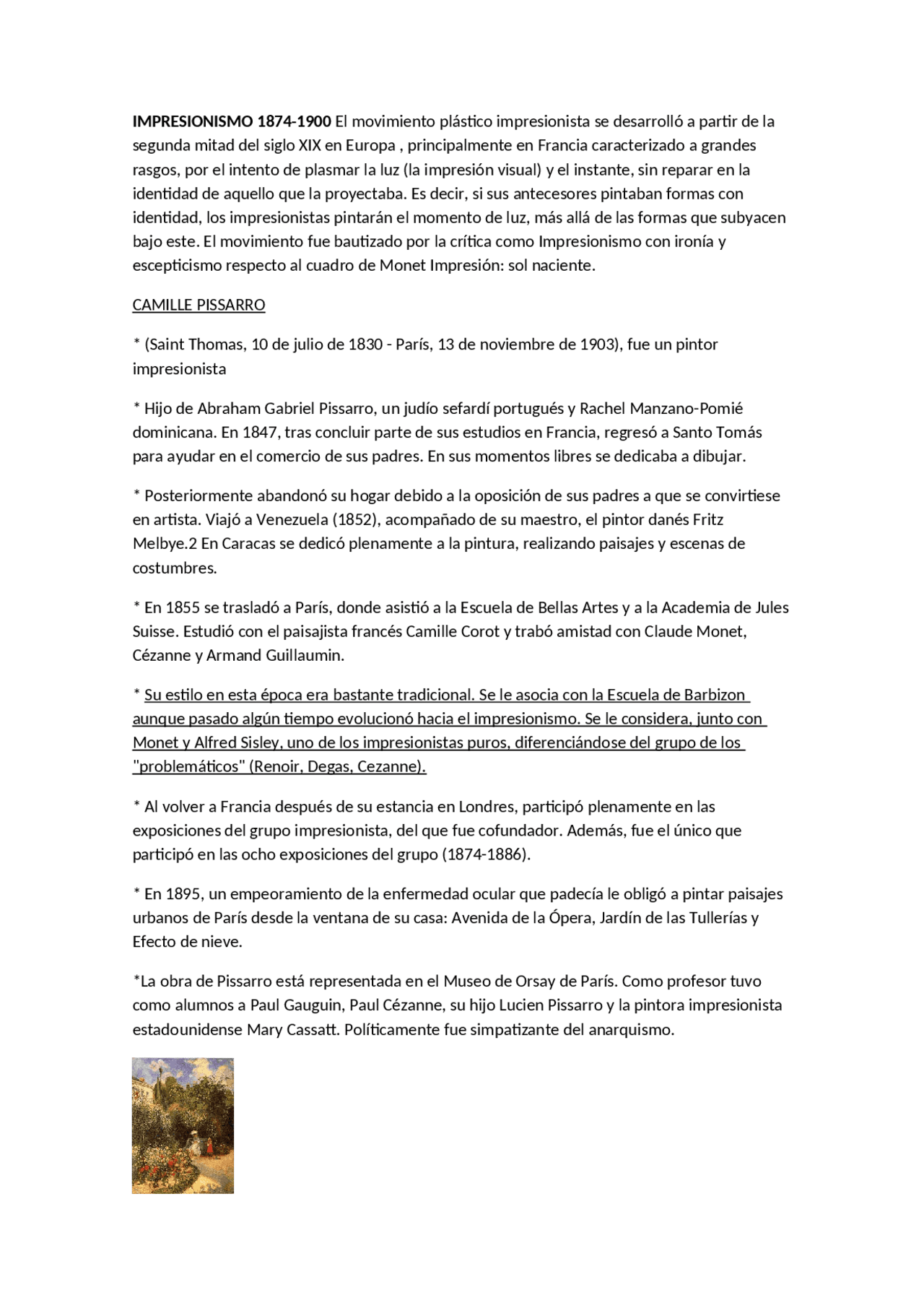 Porque Cezanne Es Considerado Padre Del Arte Moderno RESUMEN IMPRESIONISMO - Docsity