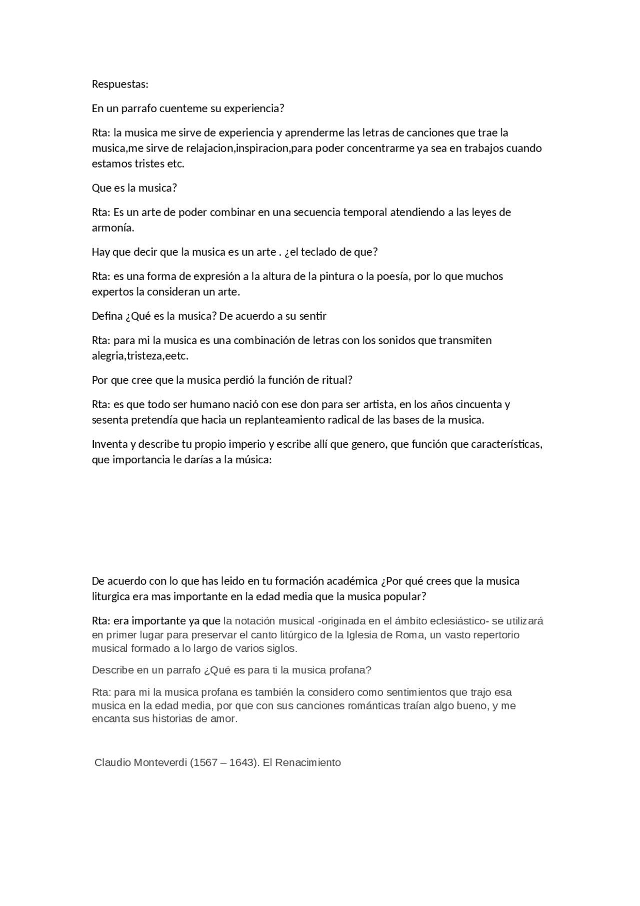 Experiencias Personales y Historia de la Música: Una Reflexión Personal ...
