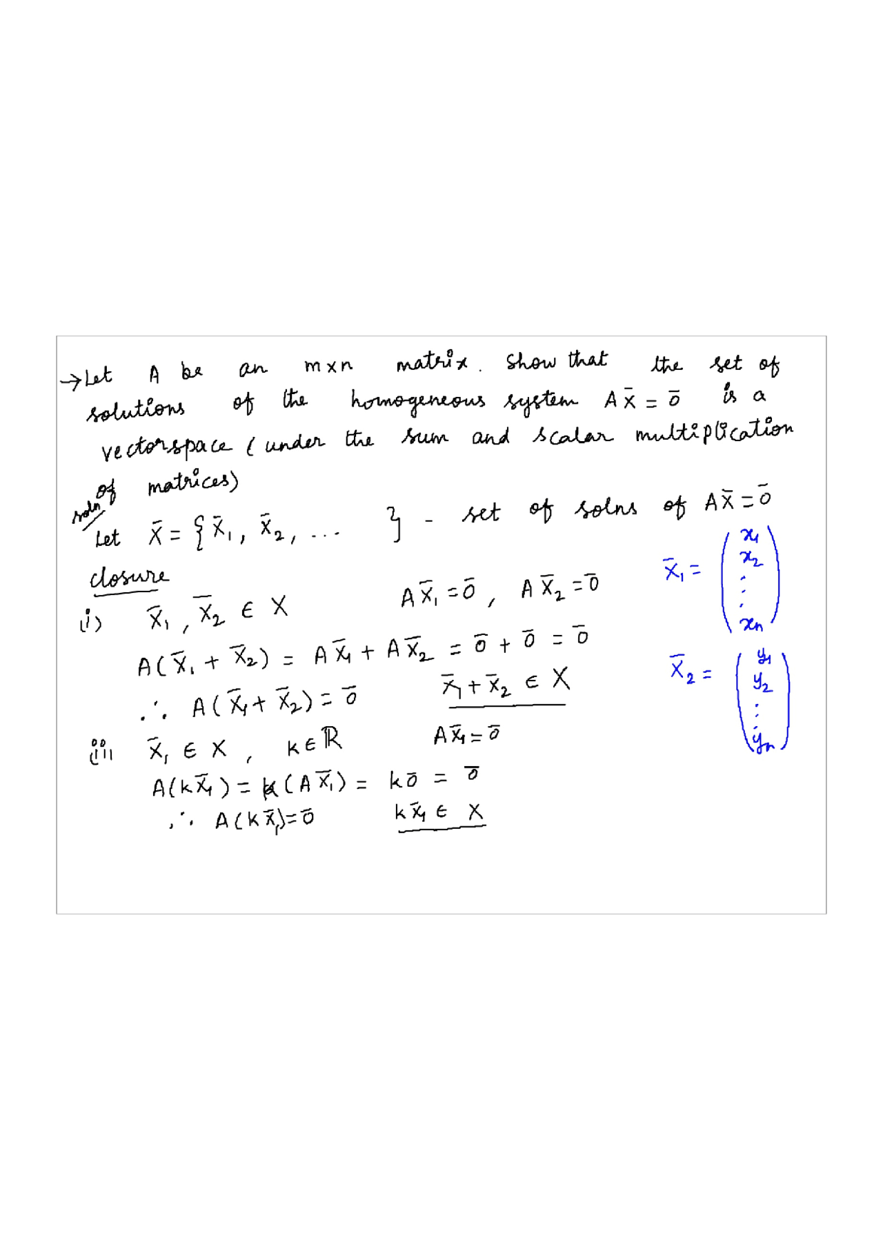 Example of vector spaces pt 2 Docsity