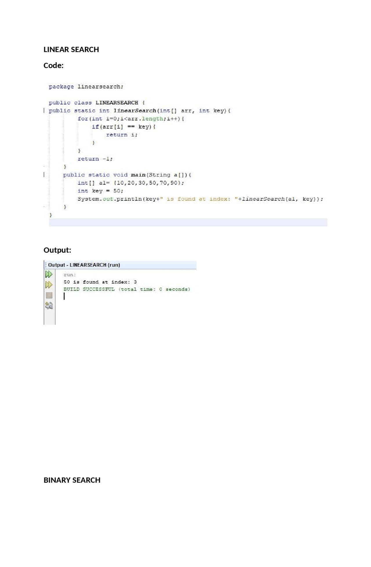 Assignment in java sorting - Docsity