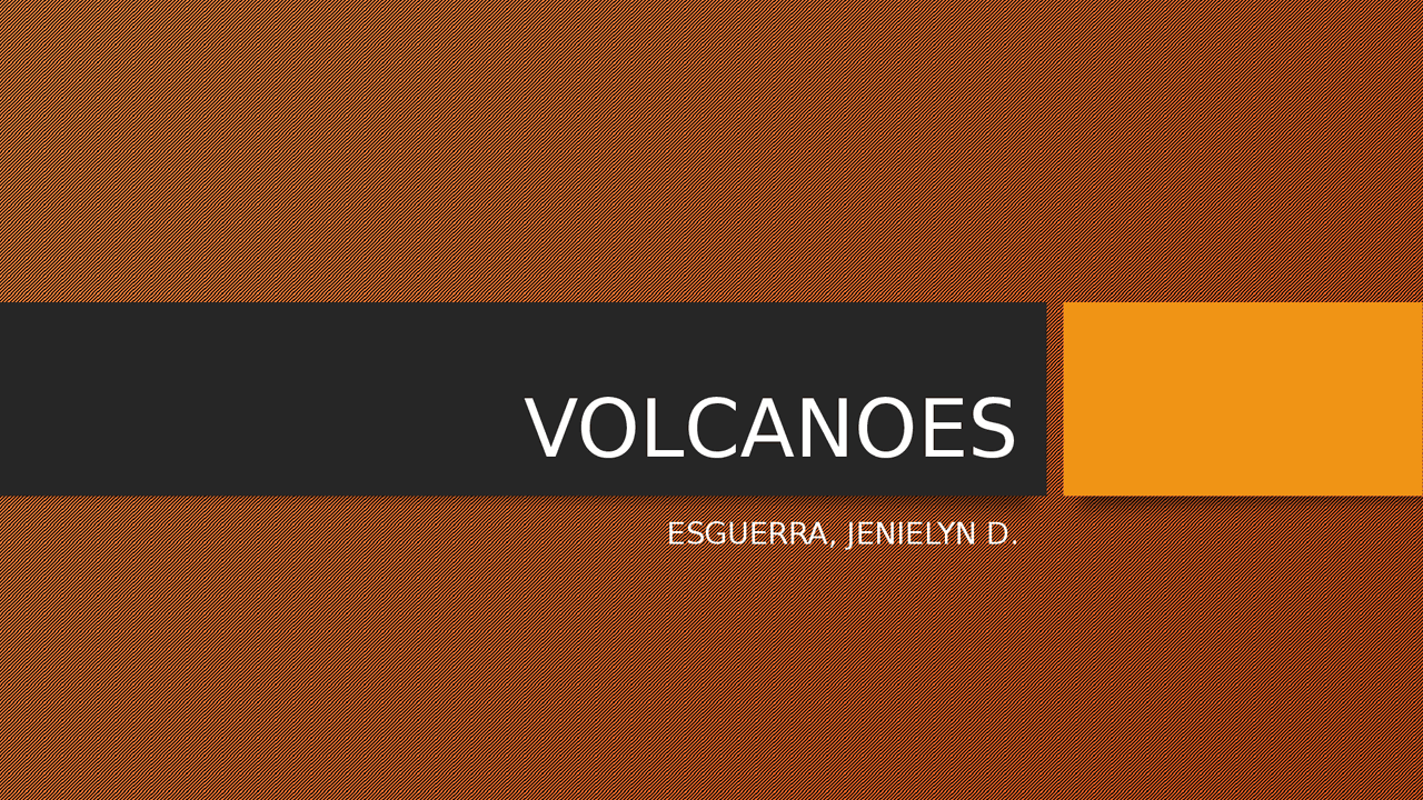 Volcanoes report presentation - Docsity