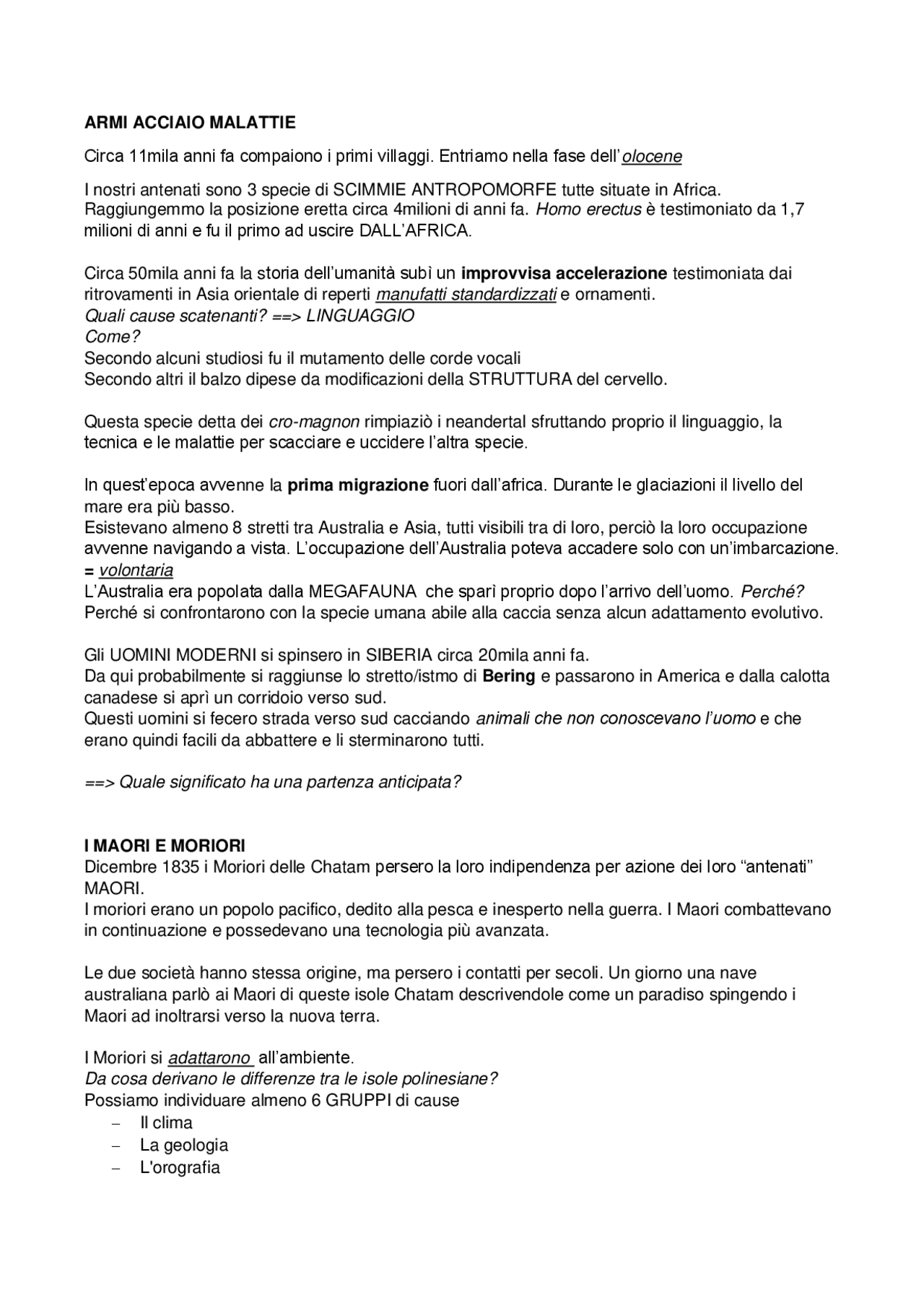 armi acciaio e malattie jared diamond