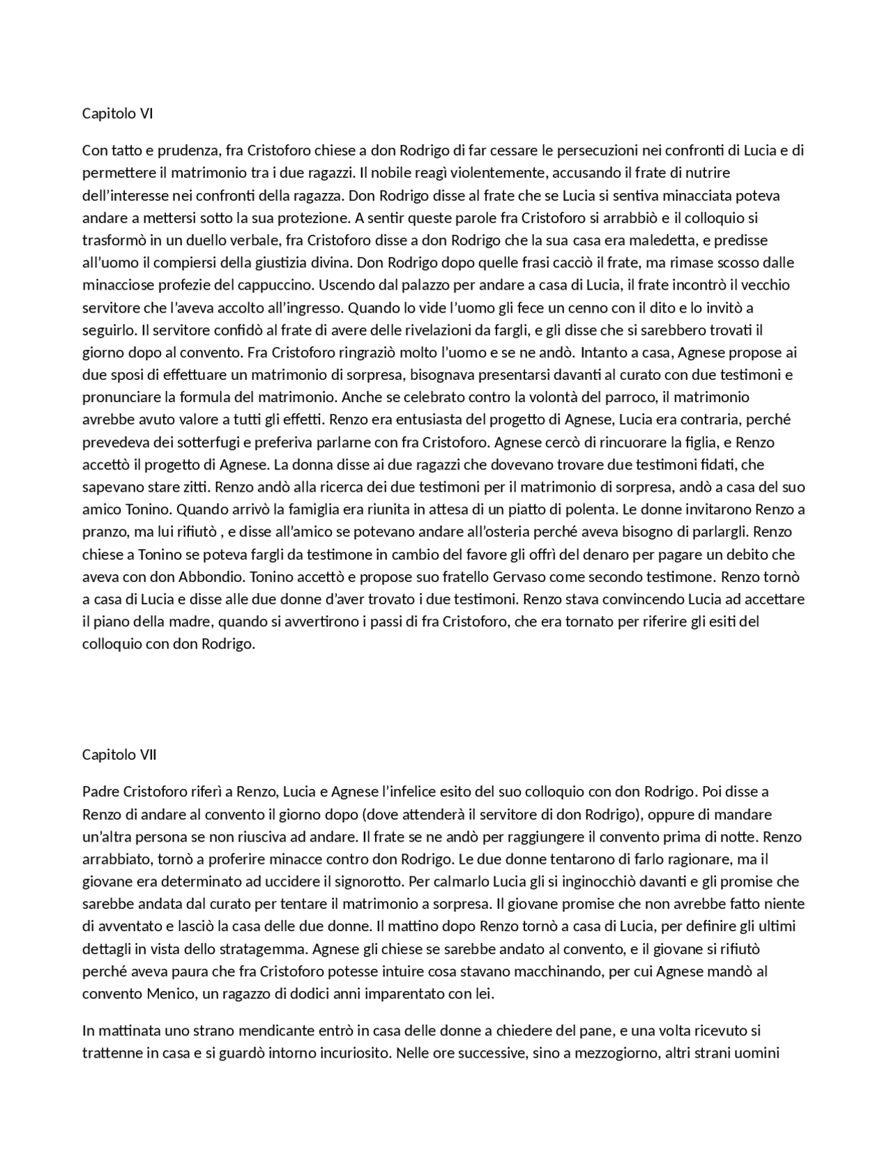 Riassunto Capitolo 6, 7, 8 Promessi Sposi Sintesi del corso di Italiano Docsity Riassunto Capitolo 6, 7, 8 Promessi Sposi Sintesi del corso di Italiano Docsity