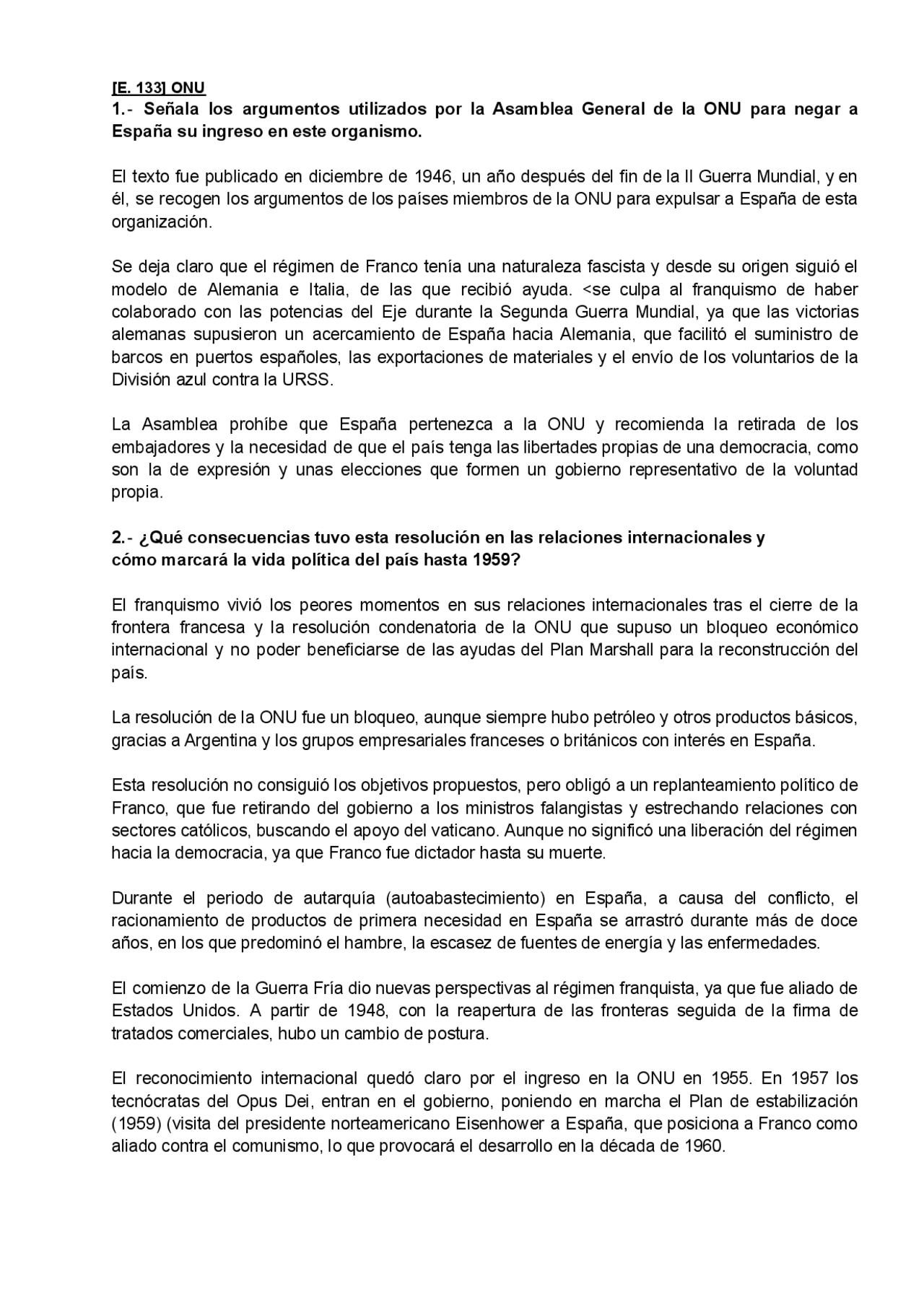 Estándar 133 Historia de España (RESUELTO) Exámenes selectividad de Historia de España Docsity Estándar 133 Historia de España (RESUELTO) Exámenes selectividad de Historia de España Docsity