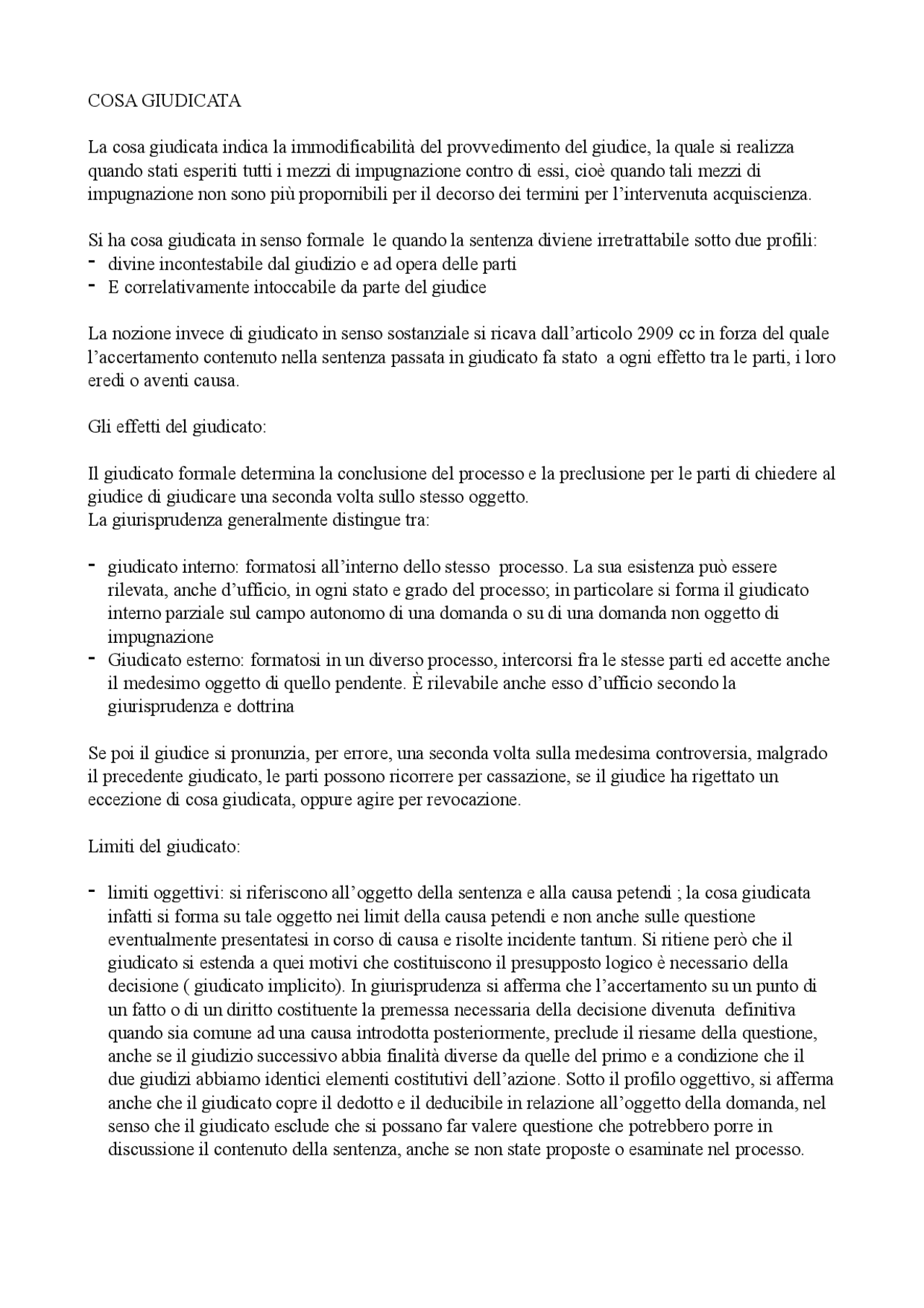 Il passaggio in giudicato della sentenza Docsity Il passaggio in giudicato della sentenza Docsity