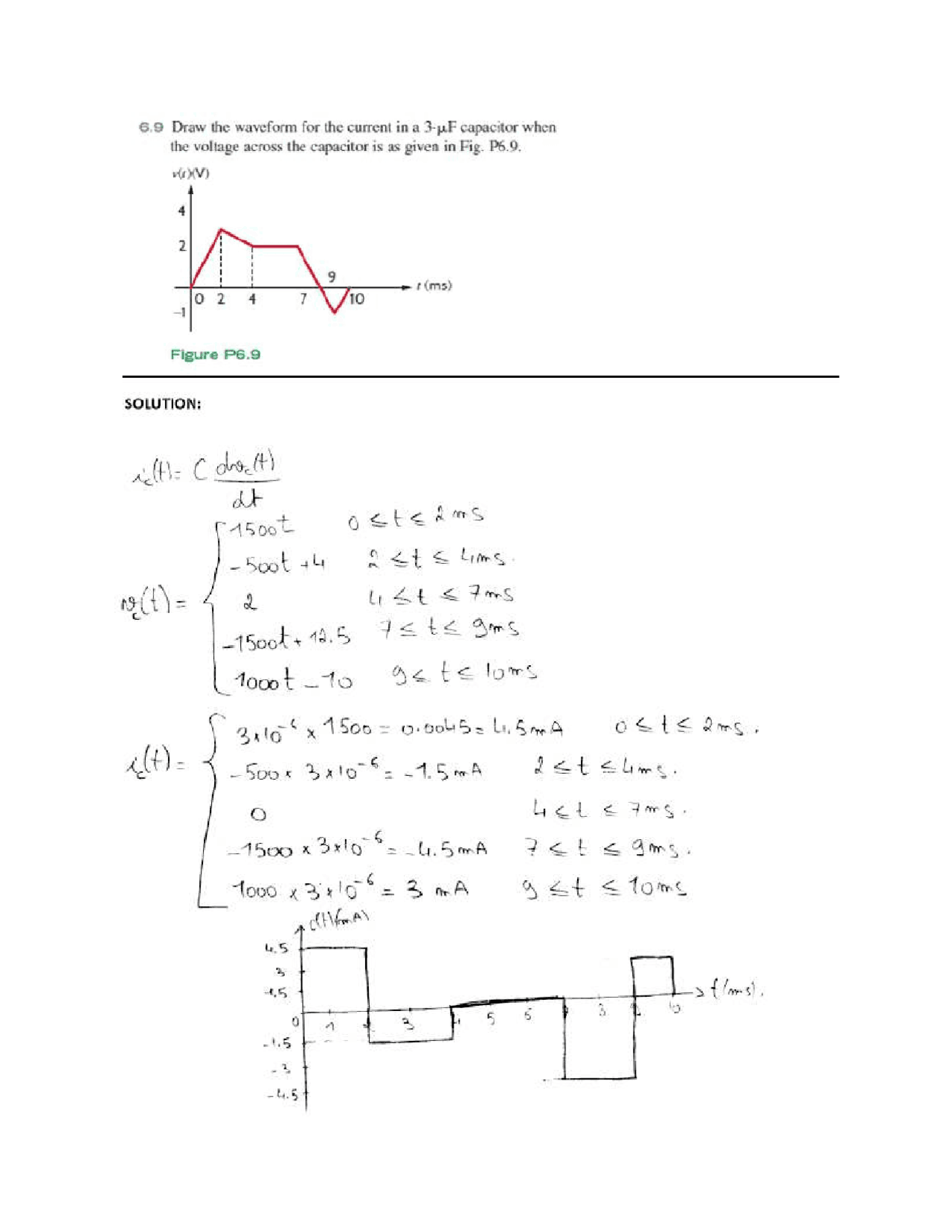Inductance and Capacitance Practice Problems - Docsity