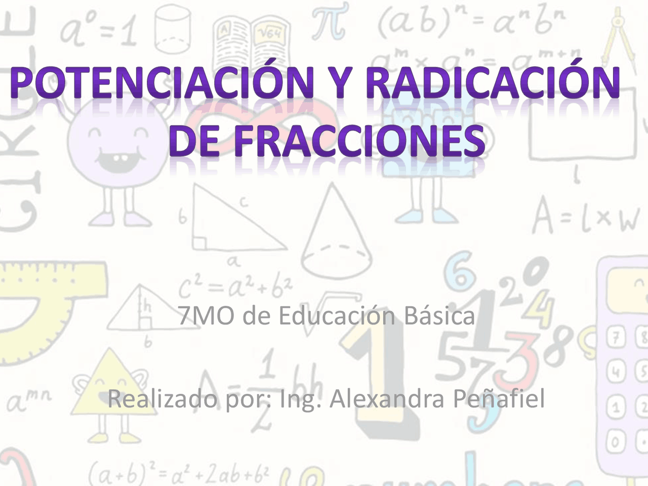 7mo potenciación y radicación de fracciones 3.pdf.pdf | Ejercicios de