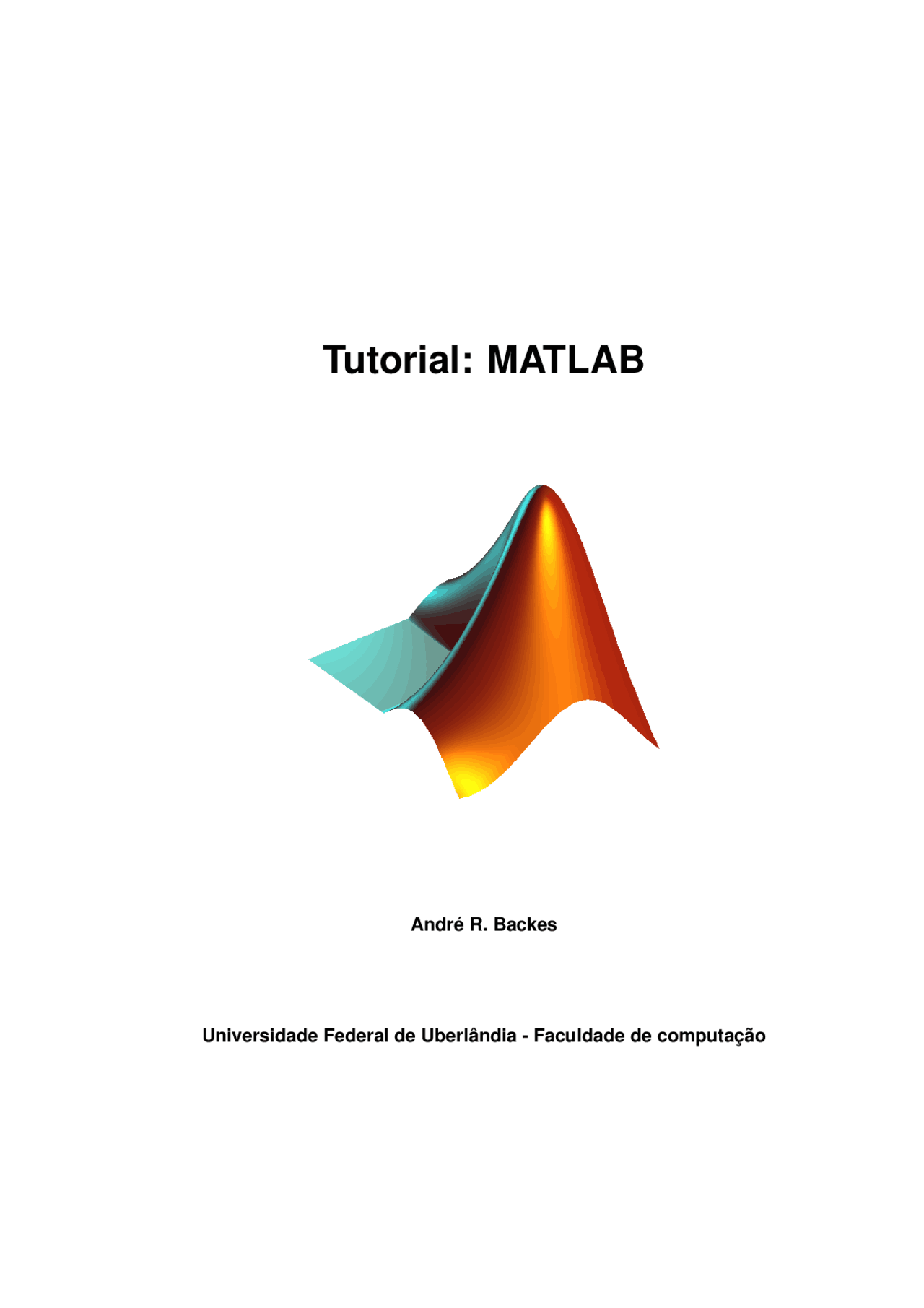 Tutorial matlab v2.0.1 - Docsity