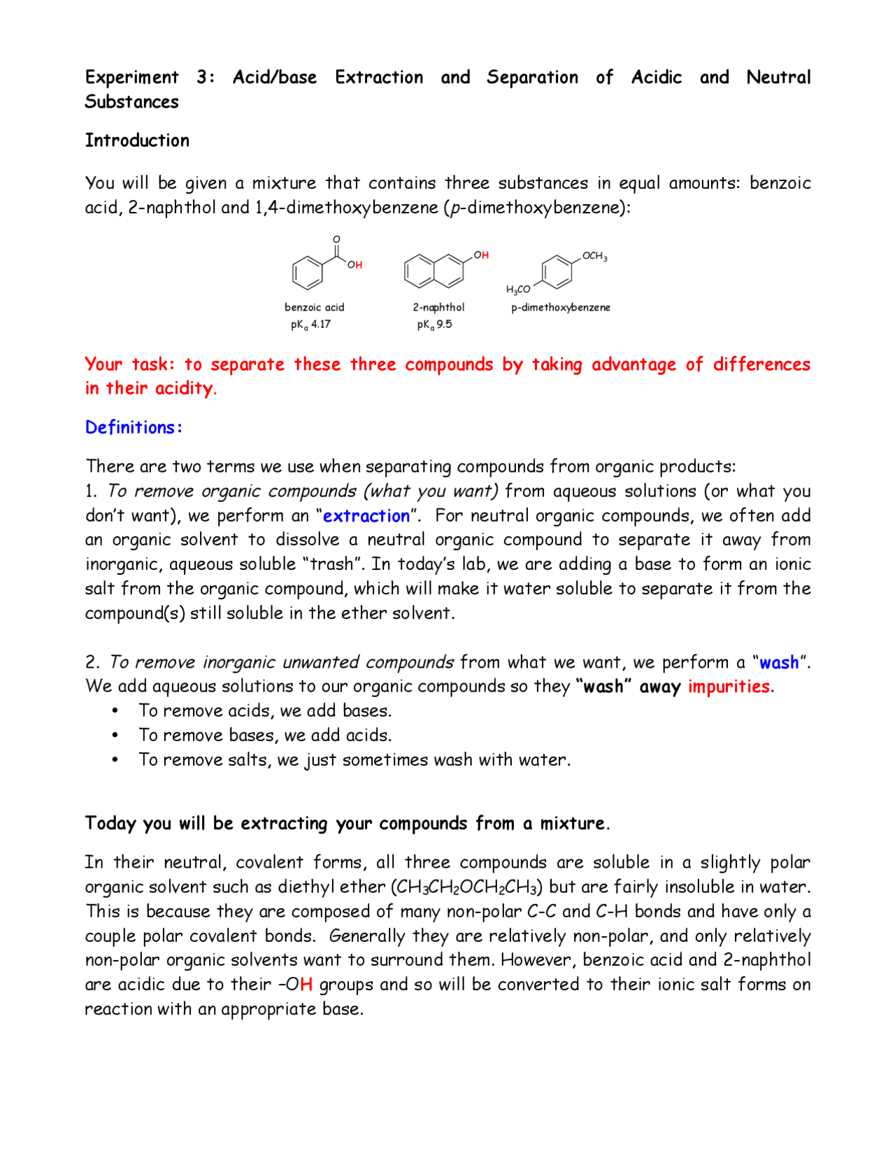 Base Extraction Lab Report Acid Base Extraction at Jeannette Velez blog