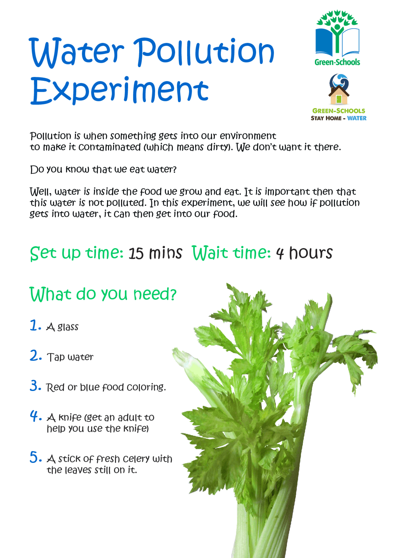 Water Pollution Experiment Lab Report - Docsity