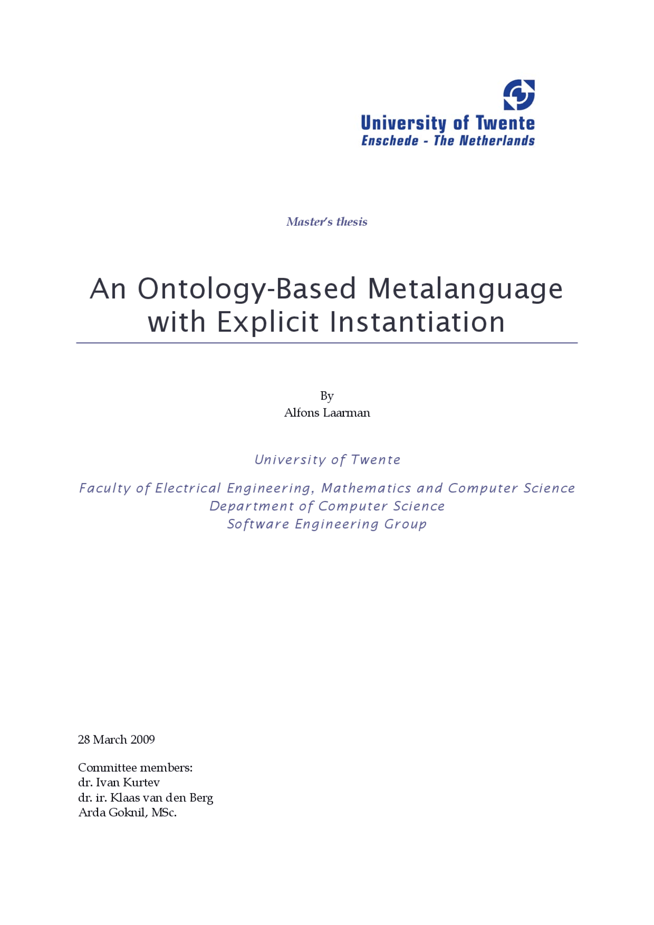 An ontologybased metalanguage with explicit instantiation Docsity