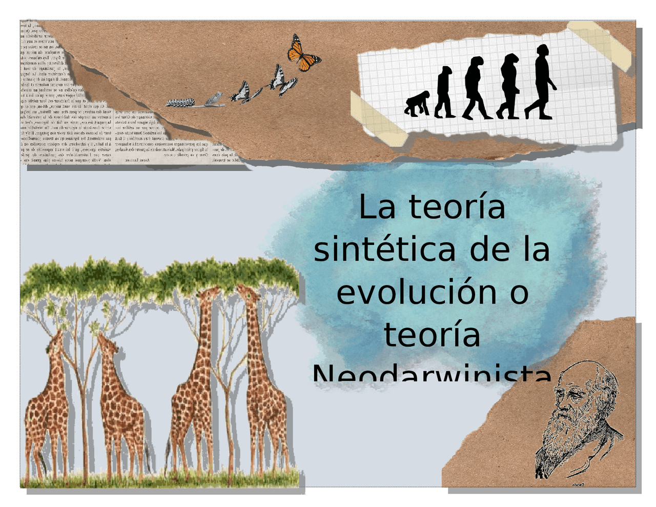 La teoría sintética de la evolución o teoría Neodarwinista | Apuntes de