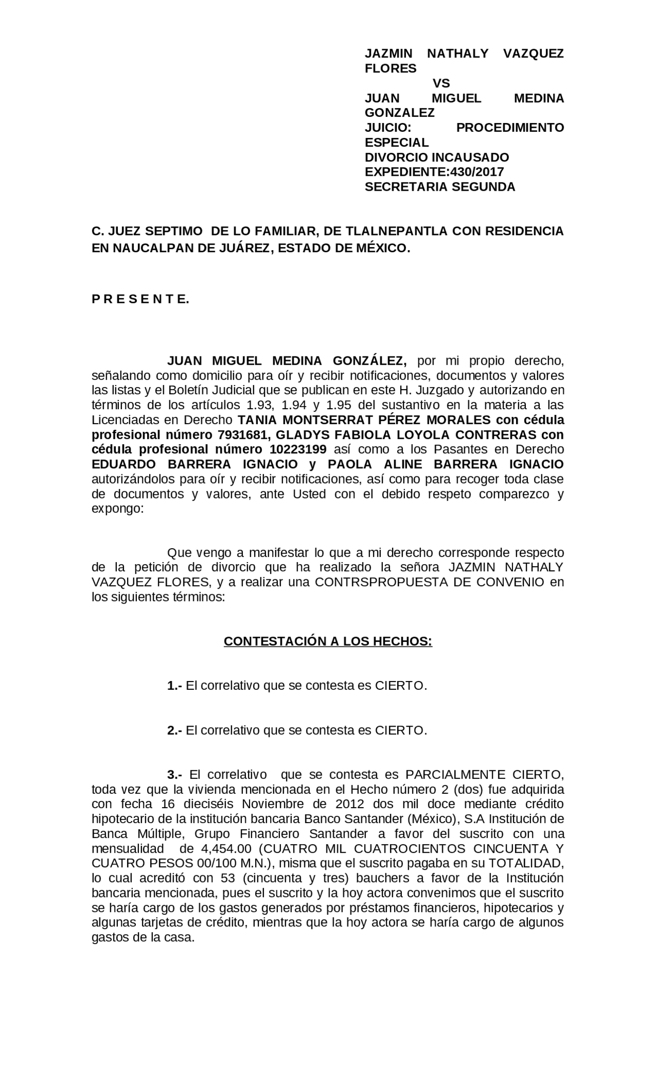 Ejemplo De Contestacion De Demanda Image To U ejemplo-de-contestacion-de-demanda-image-to-u