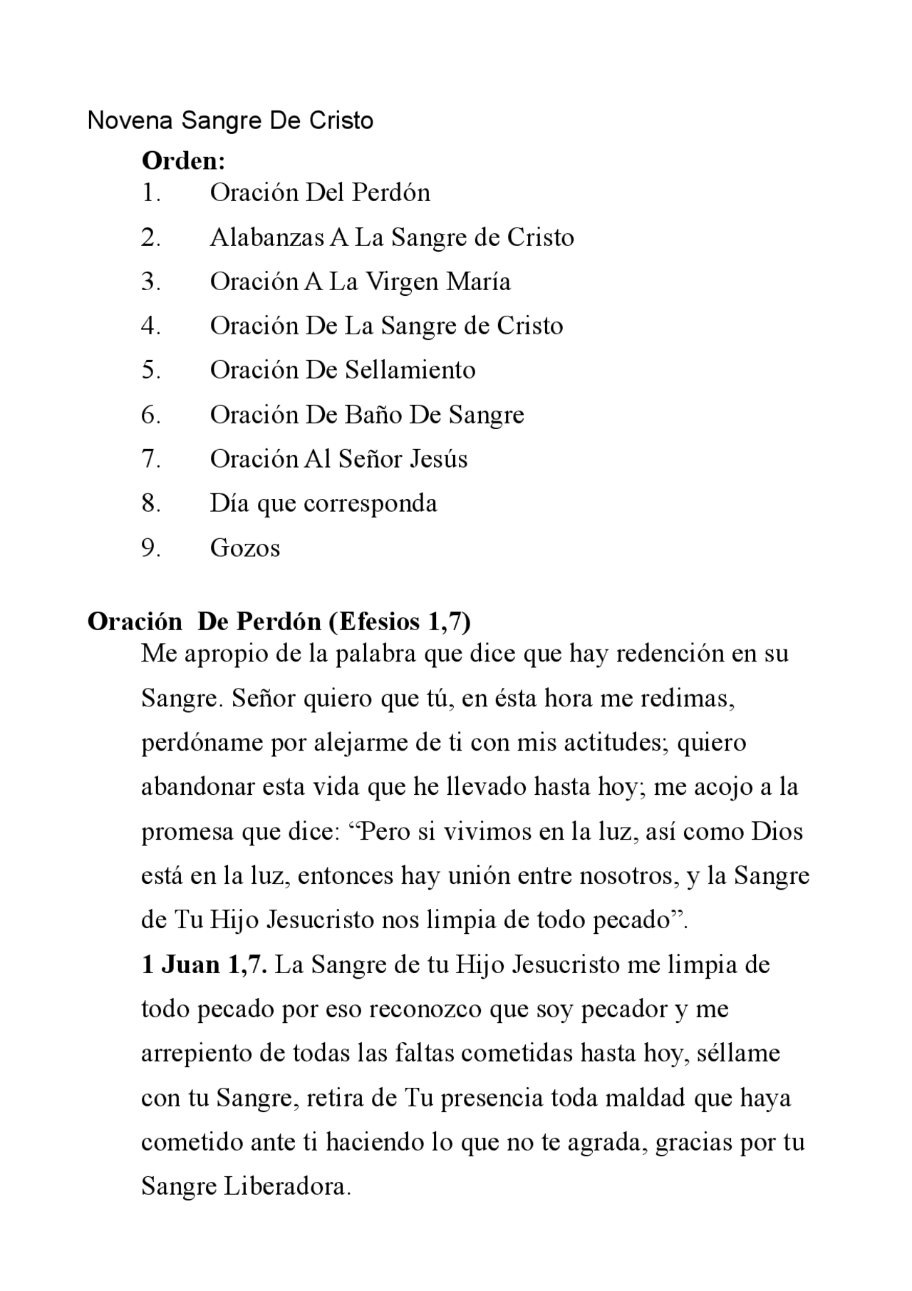 Novena A La Sangre De Cristo Docsity novena-a-la-sangre-de-cristo-docsity
