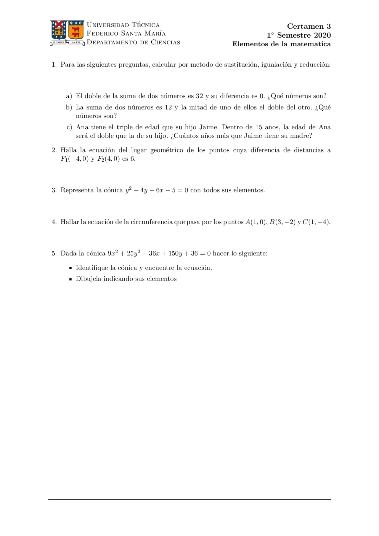El Doble De La Diferencia De Dos Números Matematicas elementales y diferentes aspectos de ella - Docsity