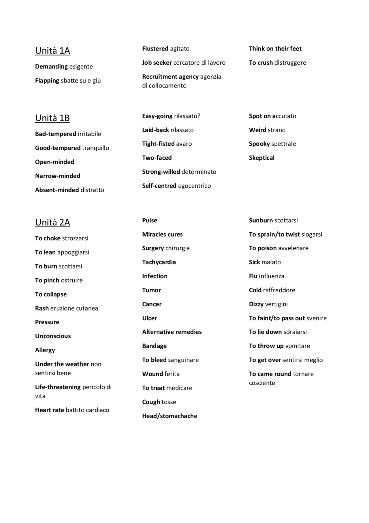 Lessico B2 English File upperintermediate Student's Book Appunti di