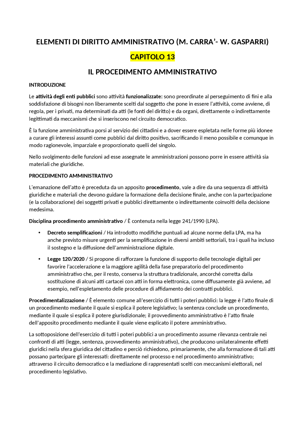 elementi di diritto amministrativo pdf
