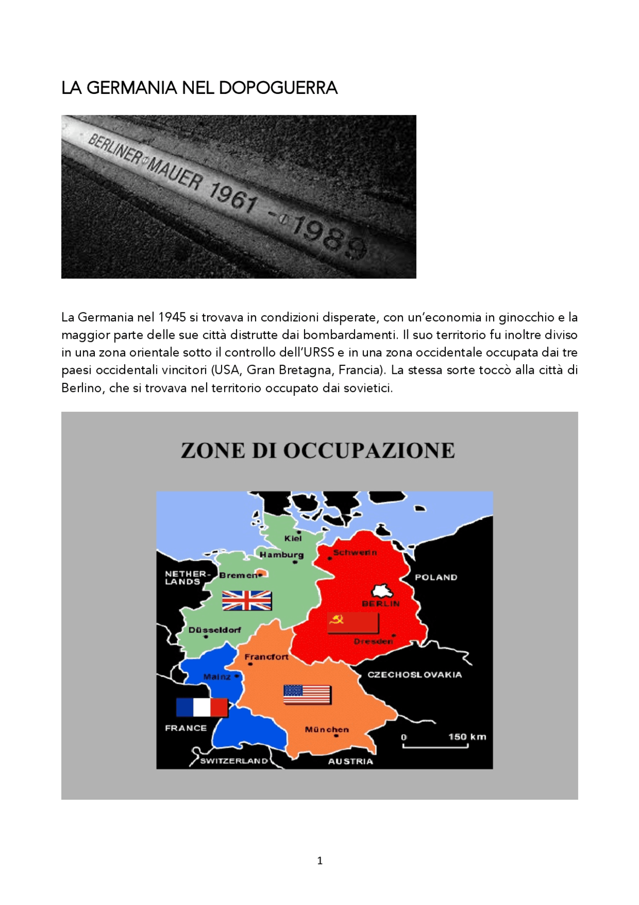 la-germania-nel-dopoguerra-appunti-di-storia-docsity