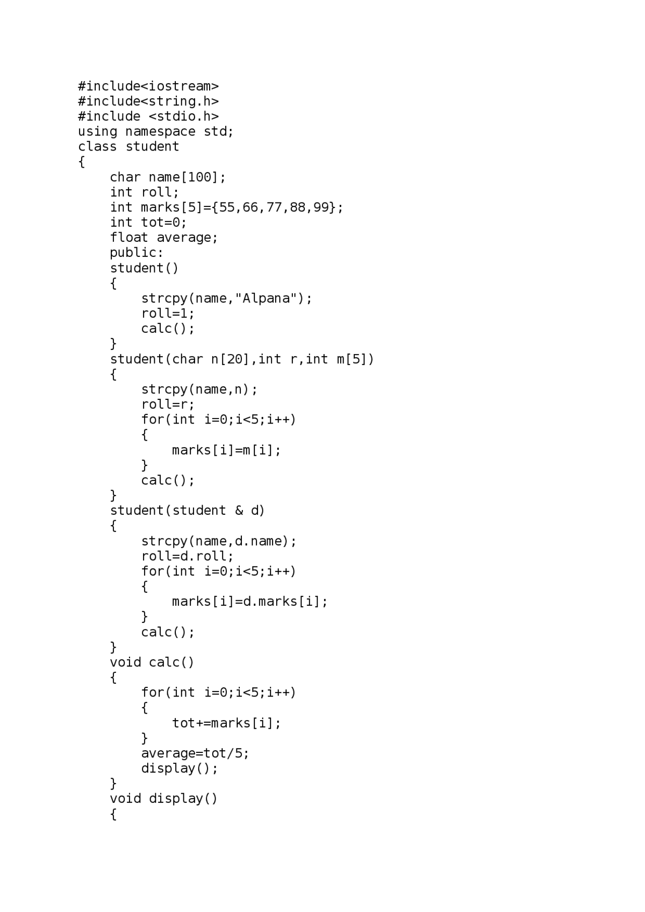 OOP Codes For Certain OOP Questions Related To Inheritance Function oop-codes-for-certain-oop-questions-related-to-inheritance-function