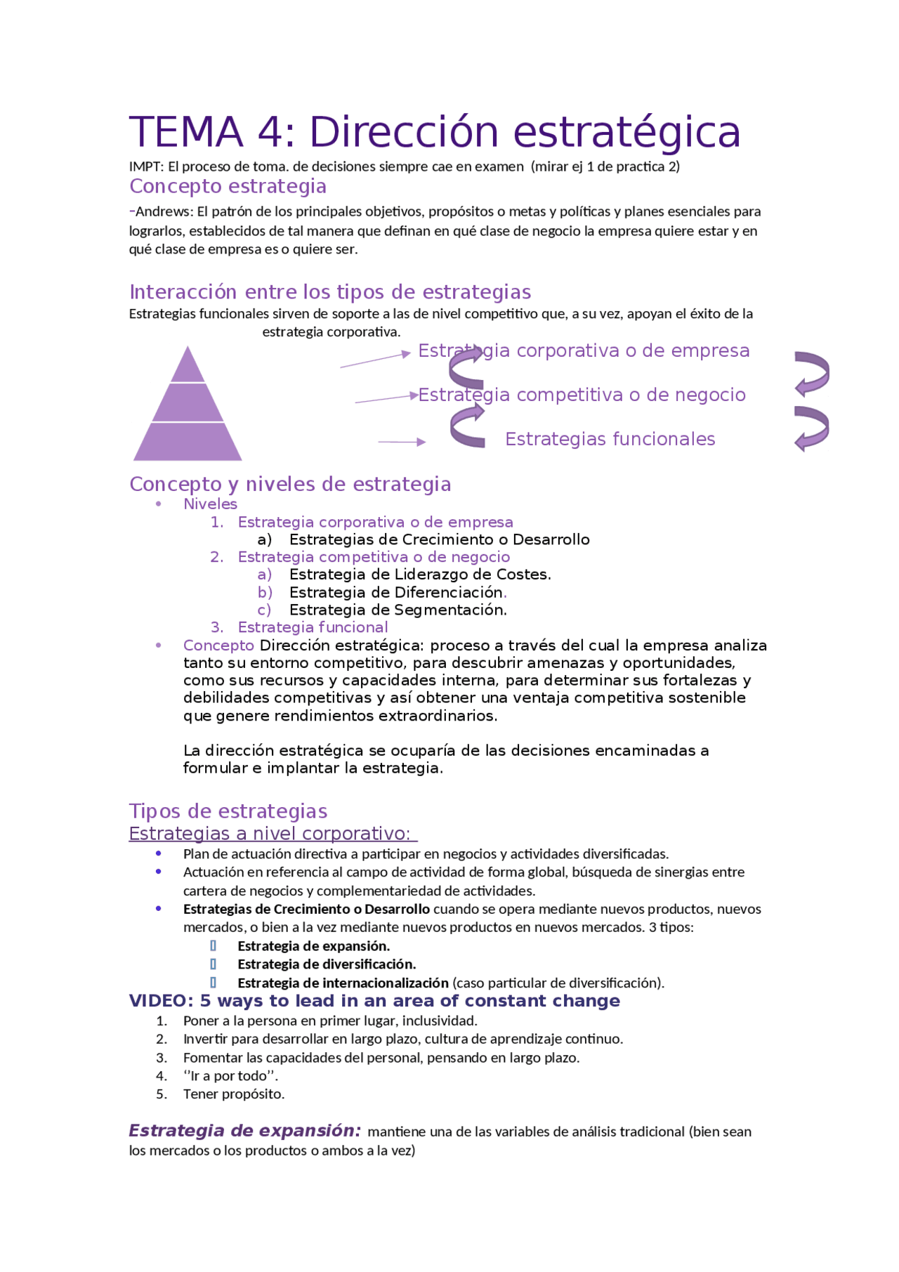 Tema 4 economía de la empresa | Apuntes de Economía de la Empresa | Docsity