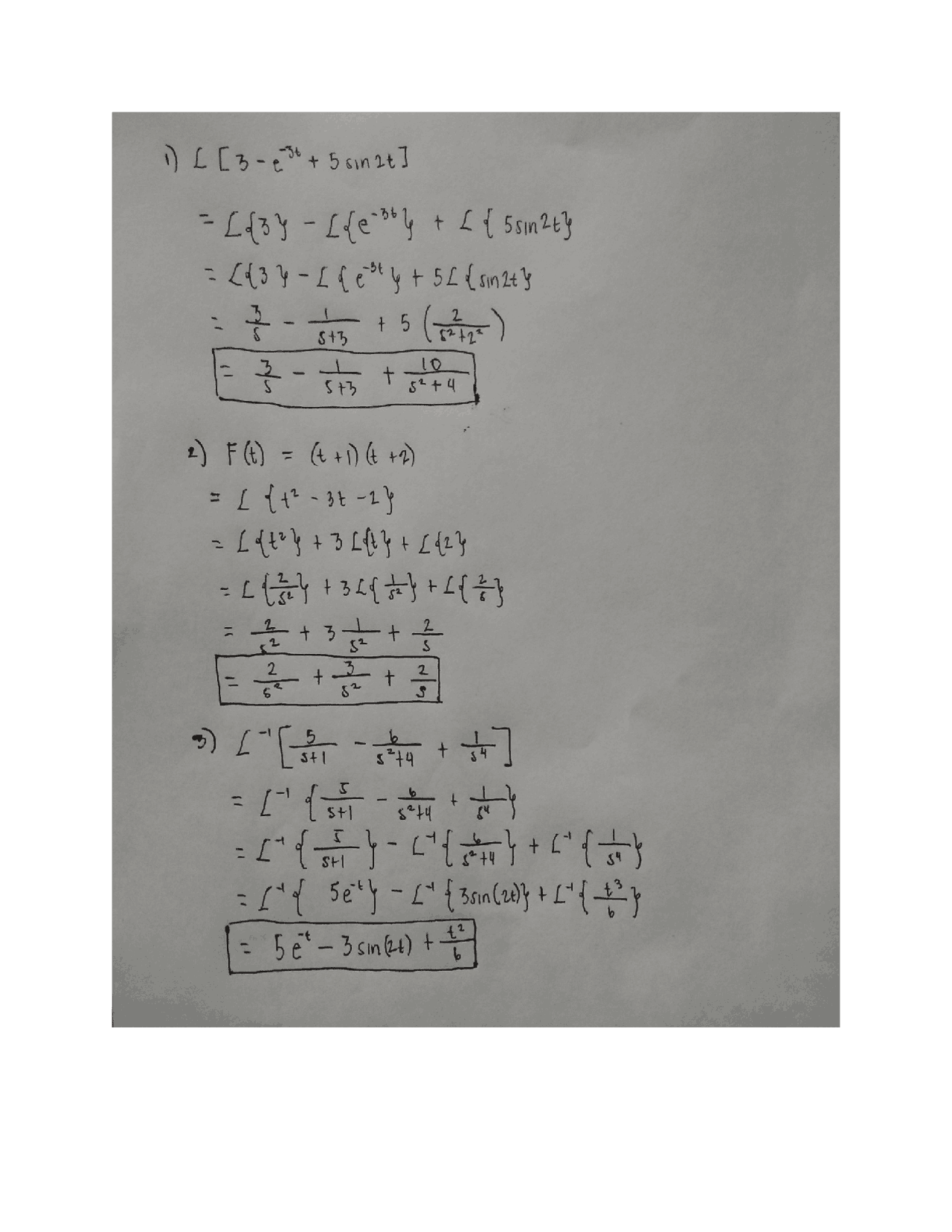 Advanced Mathematics Equations - Docsity