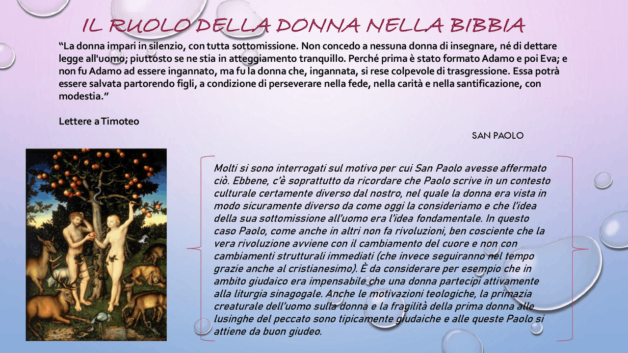 Elogio Della Donna Nella Bibbia